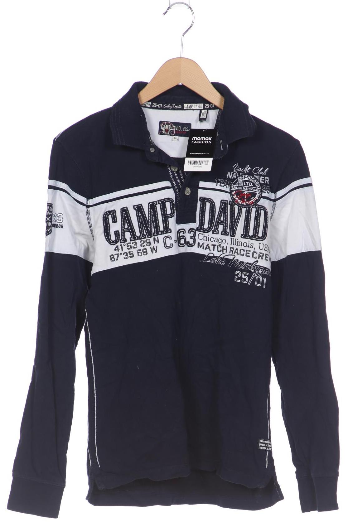 

Camp David Herren Langarmshirt, marineblau