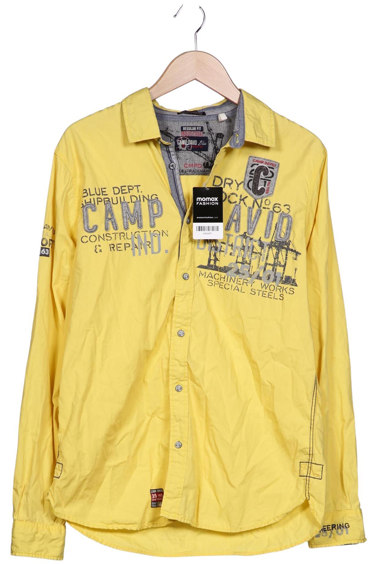 

Camp David Herren Hemd, gelb, Gr. 46