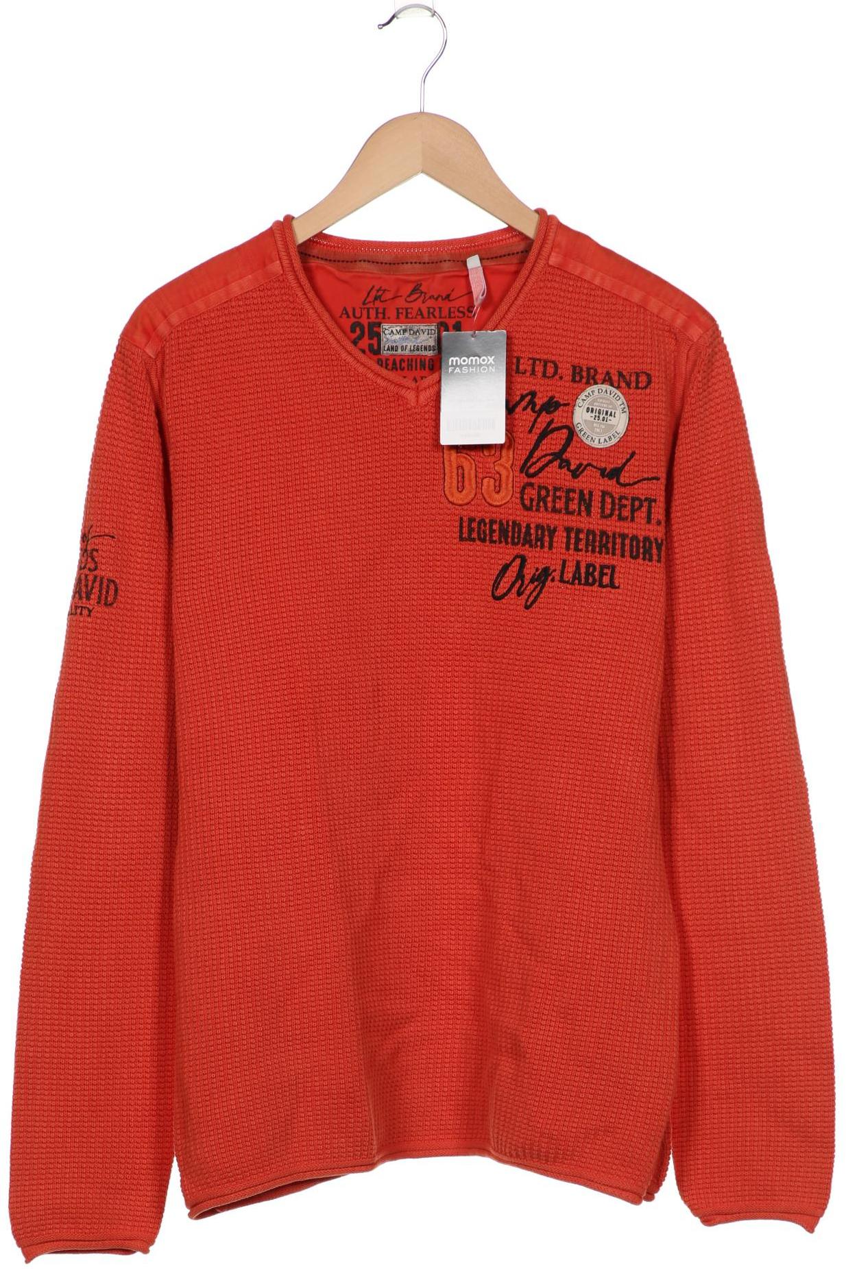 

Camp David Herren Pullover, orange