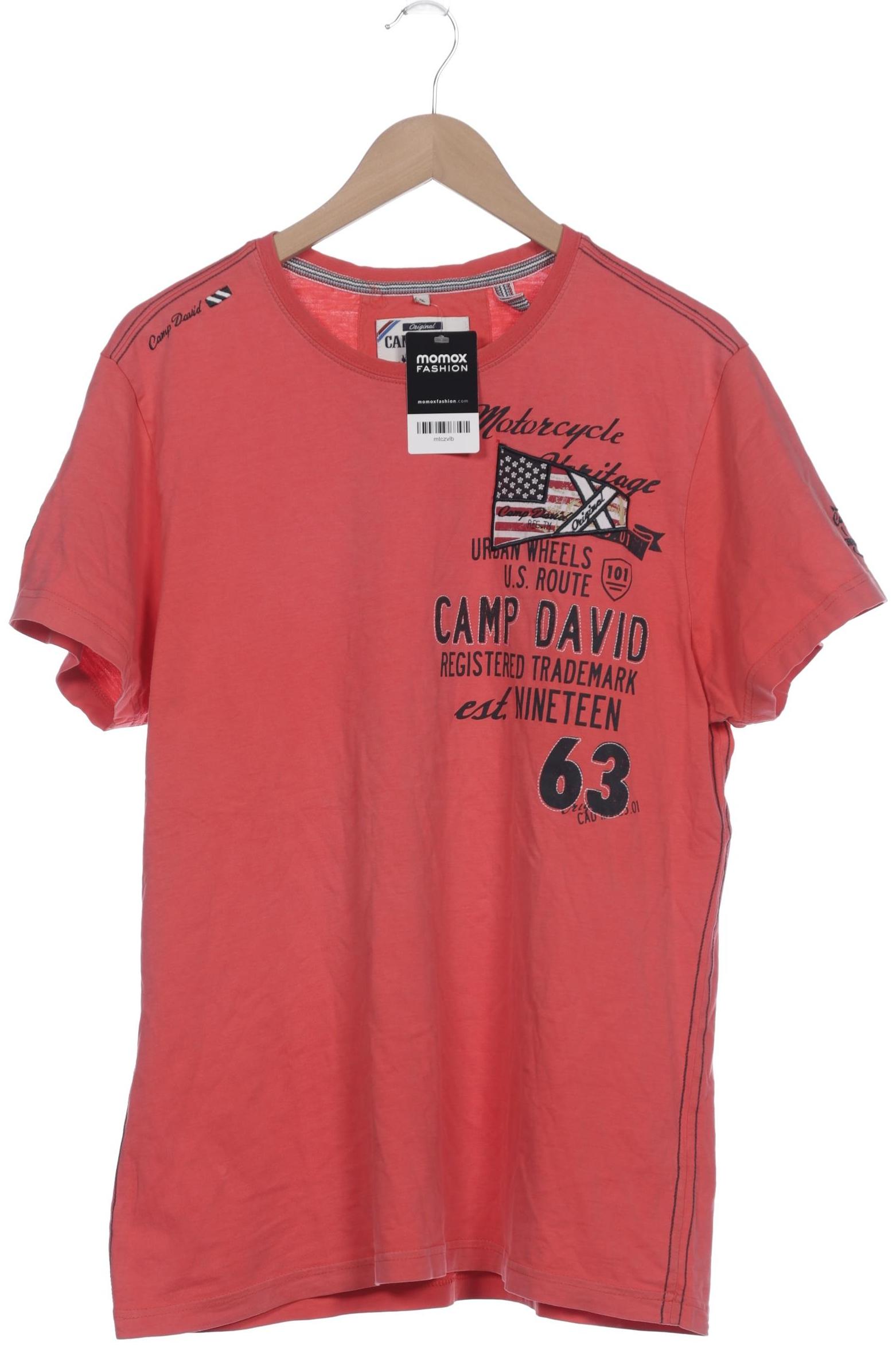 

Camp David Herren T-Shirt, pink, Gr. 54