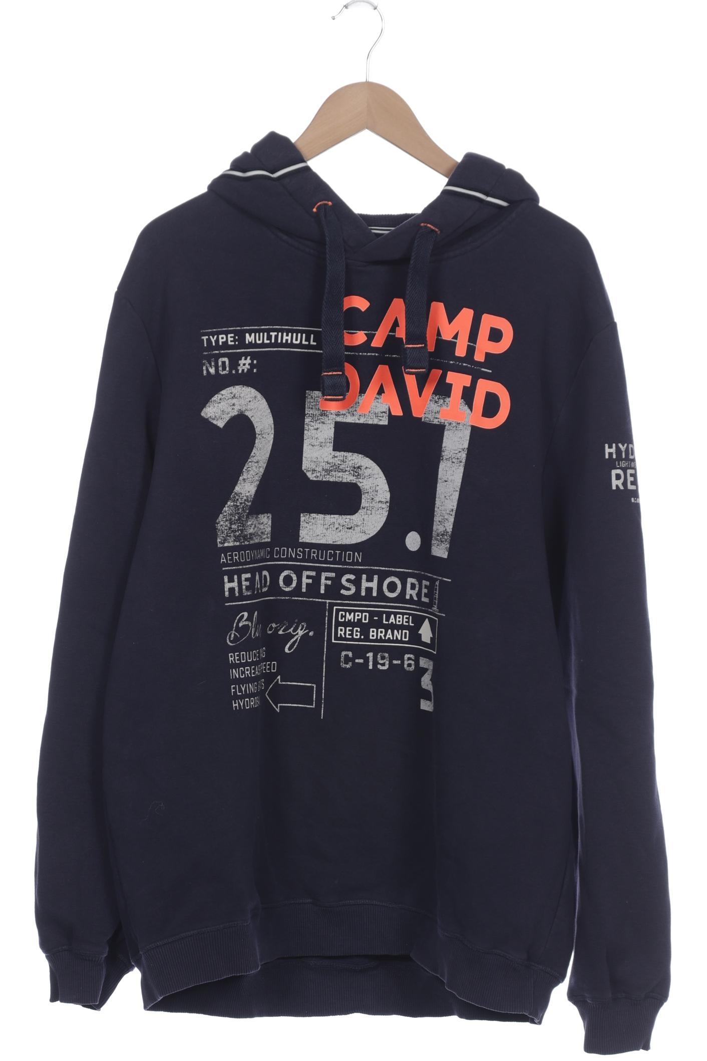 

Camp David Herren Kapuzenpullover, marineblau, Gr. 58