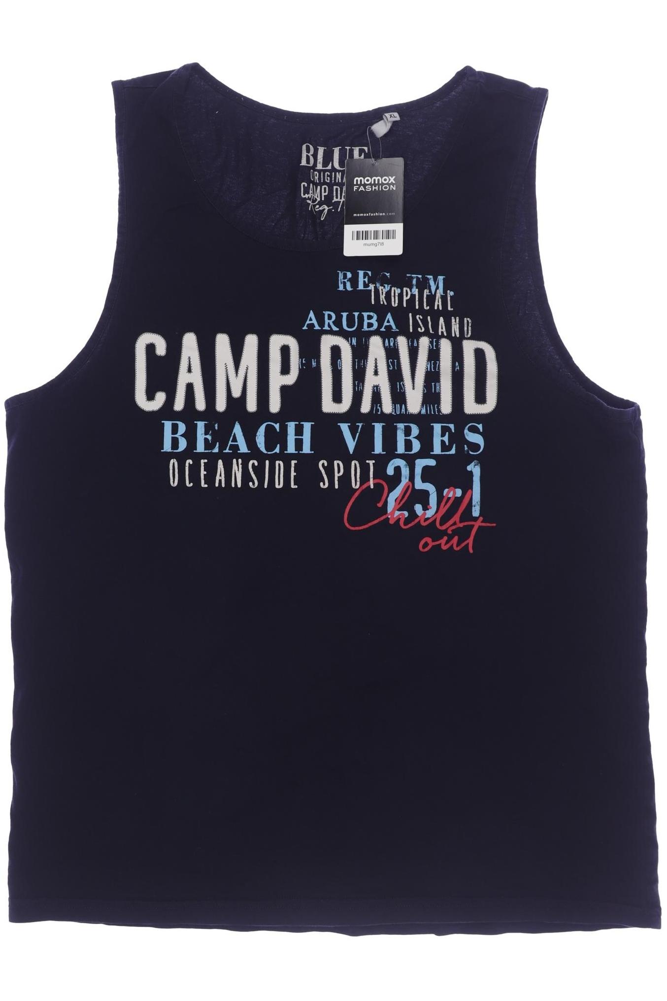 

Camp David Herren T-Shirt, marineblau, Gr. 54
