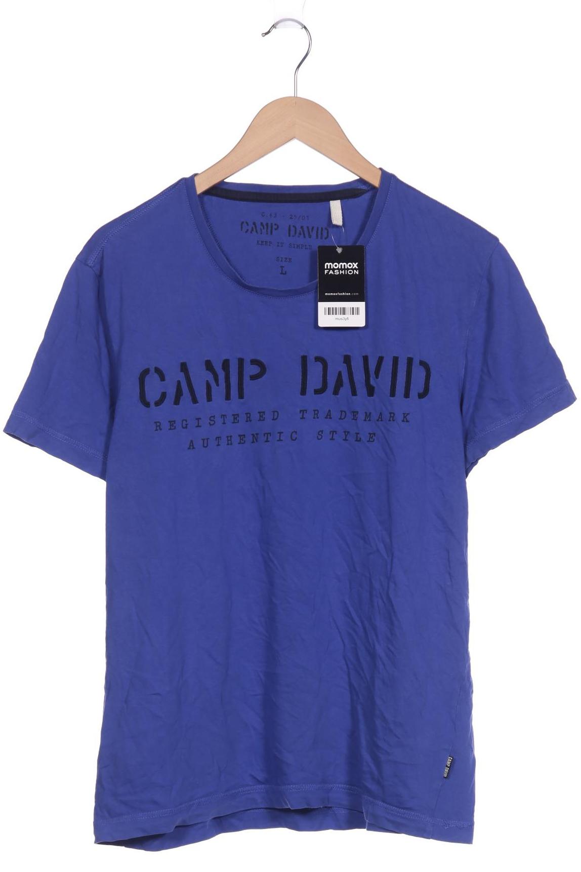 

Camp David Herren T-Shirt, blau, Gr. 52