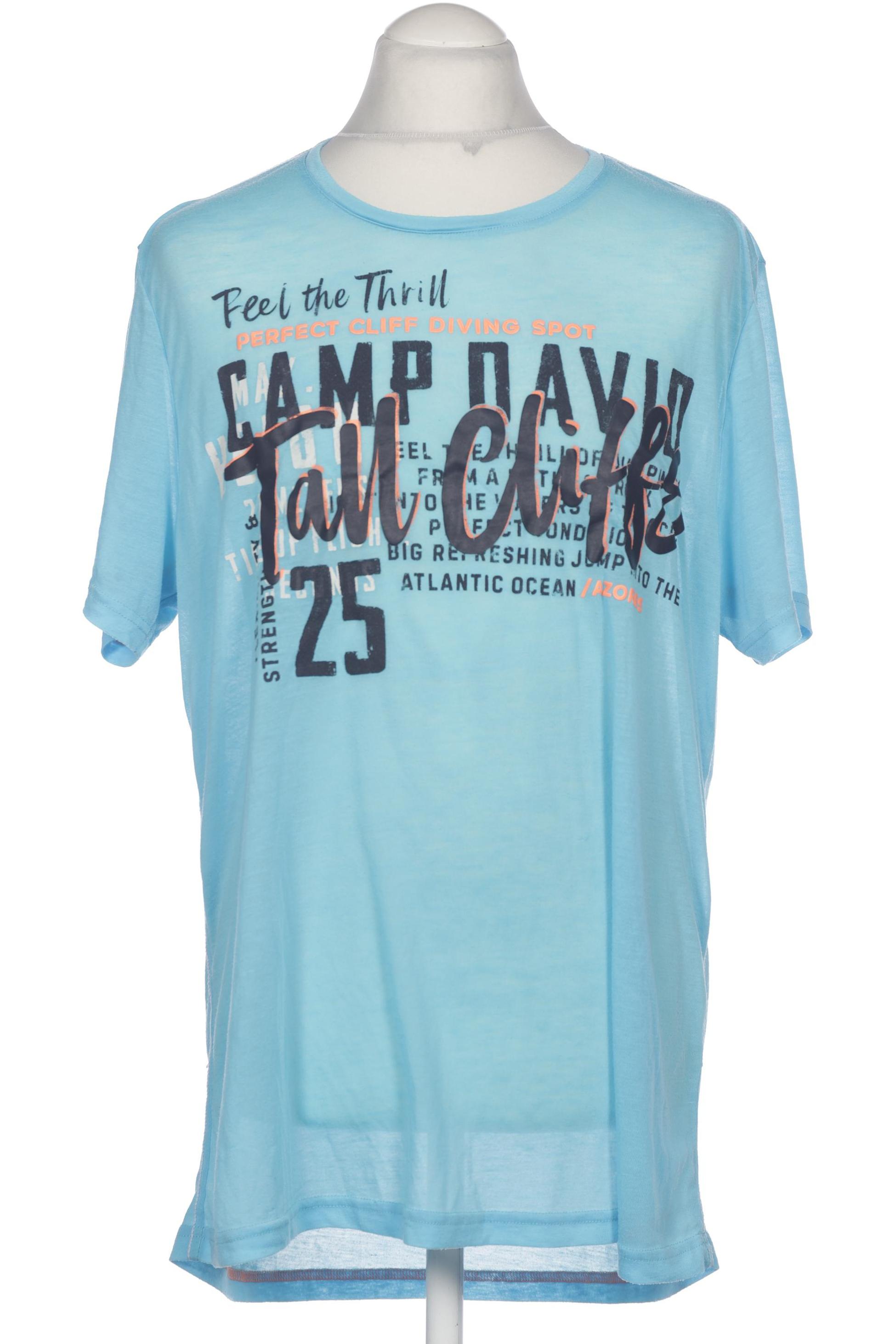 

Camp David Herren T-Shirt, blau, Gr. 54