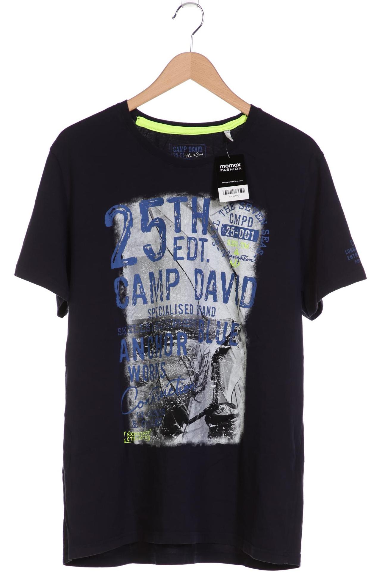 

Camp David Herren T-Shirt, marineblau, Gr. 56