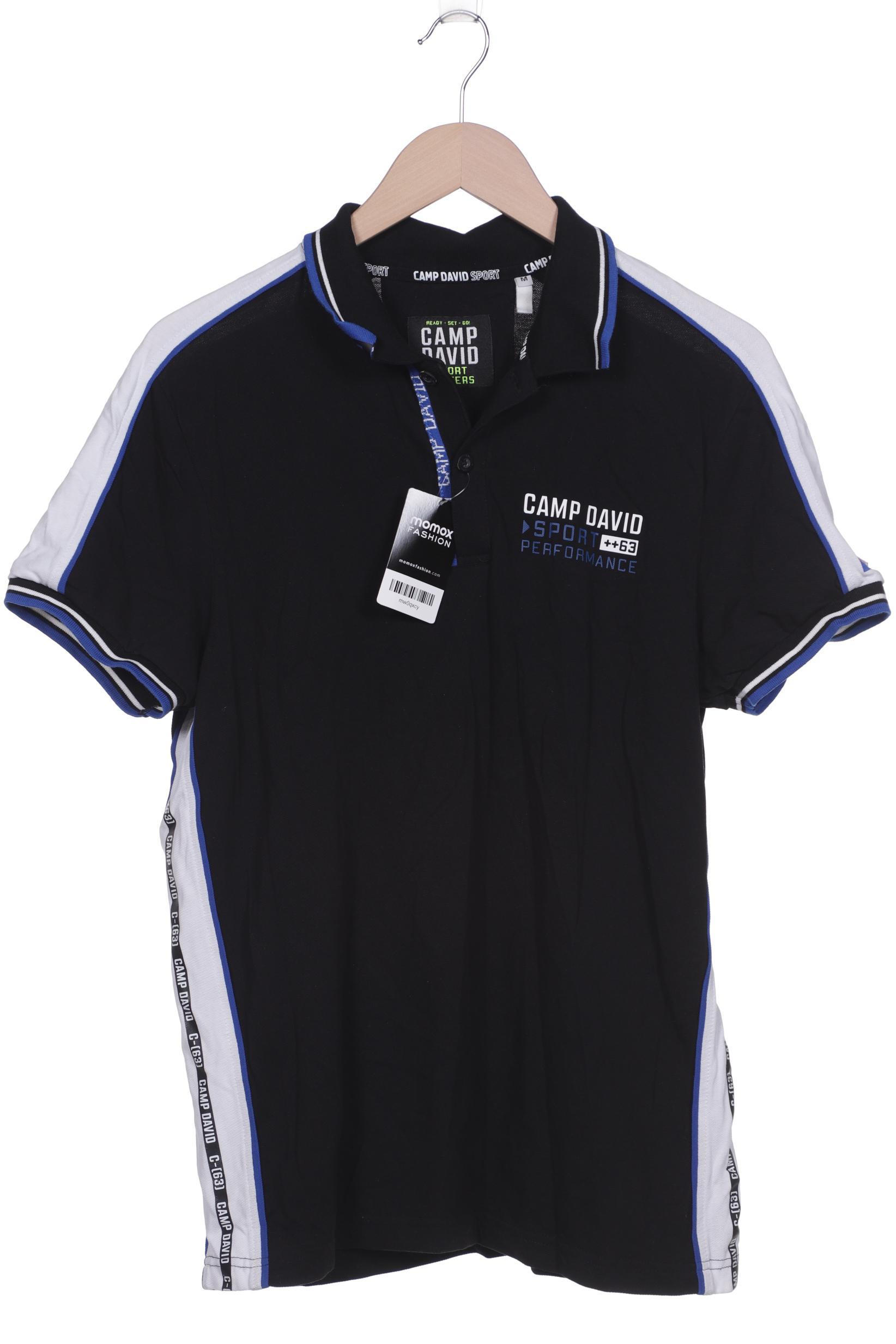 

Camp David Herren Poloshirt, schwarz