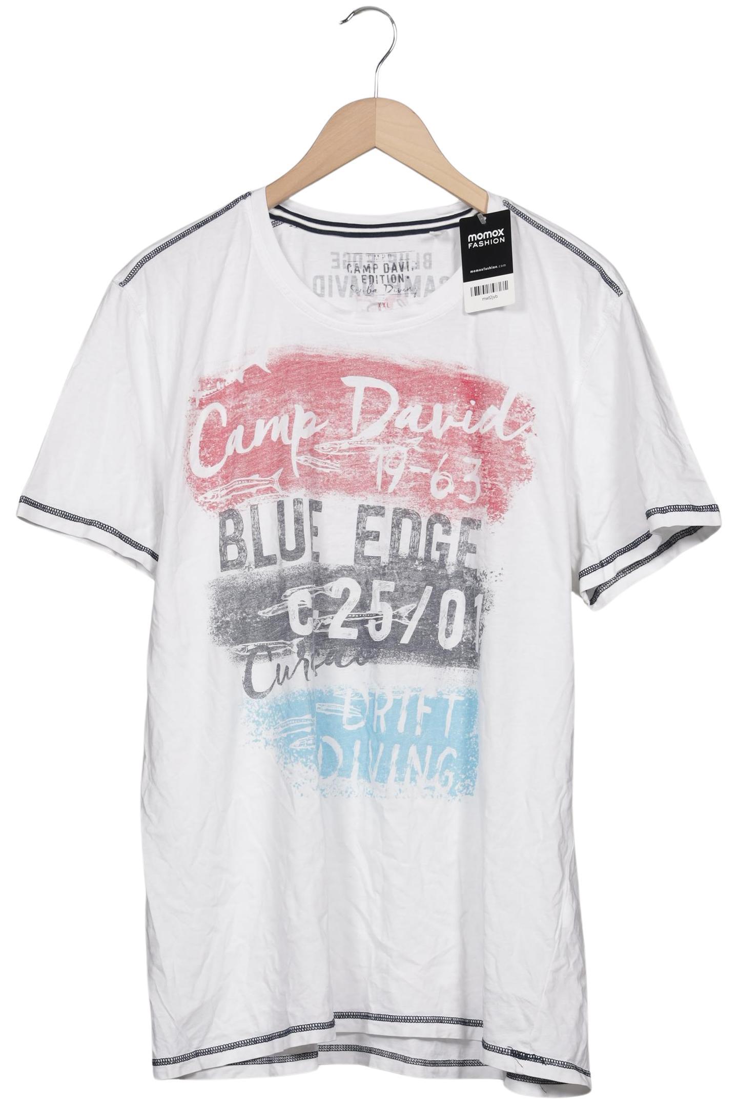 

Camp David Herren T-Shirt, weiß, Gr. 56