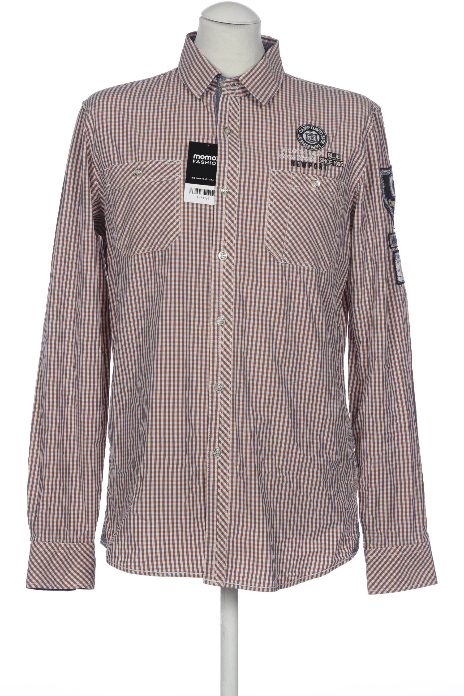 

Camp David Herren Hemd, orange, Gr. 48