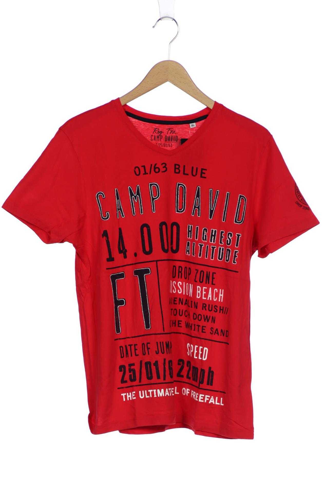 

Camp David Herren T-Shirt, rot