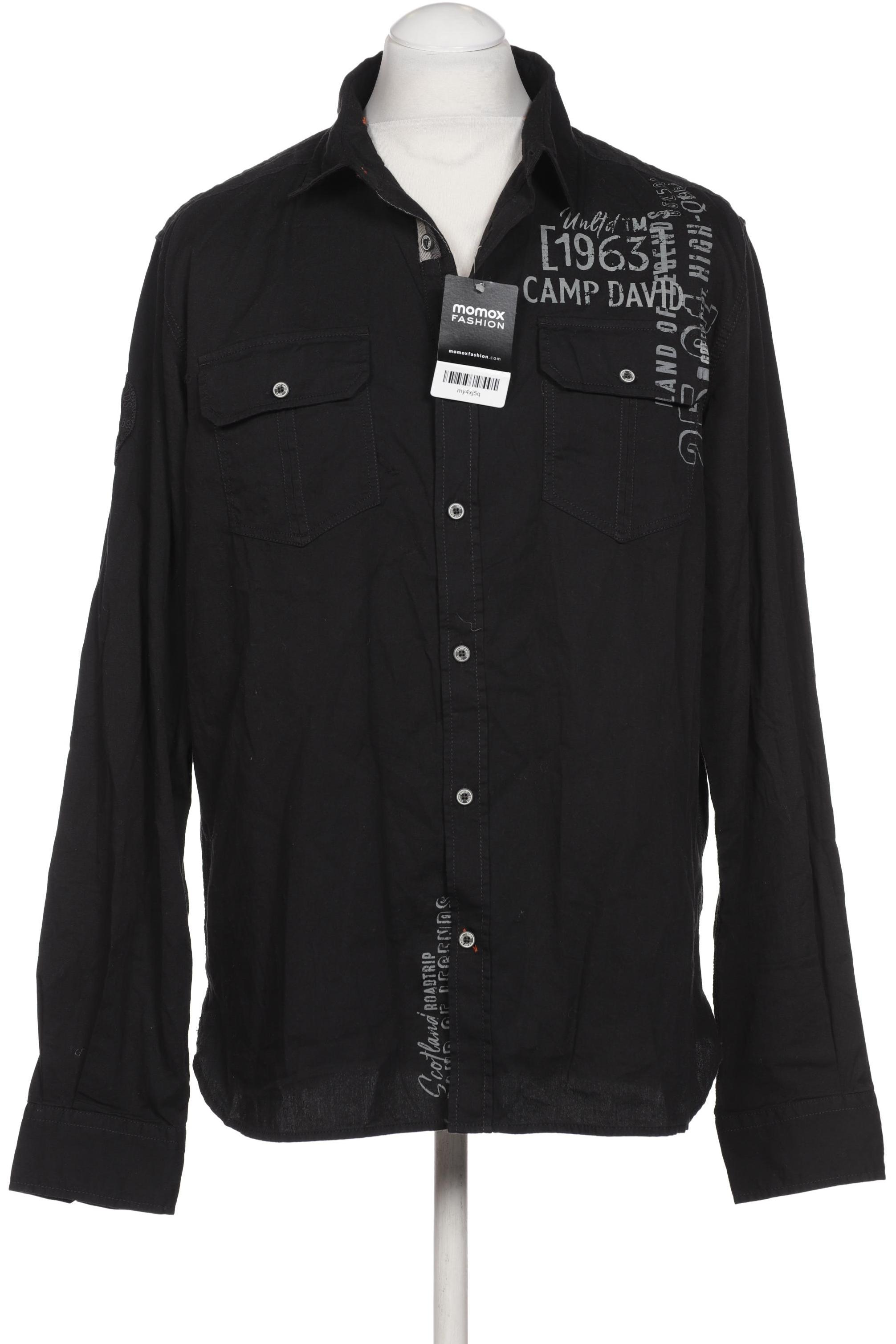 

Camp David Herren Hemd, schwarz