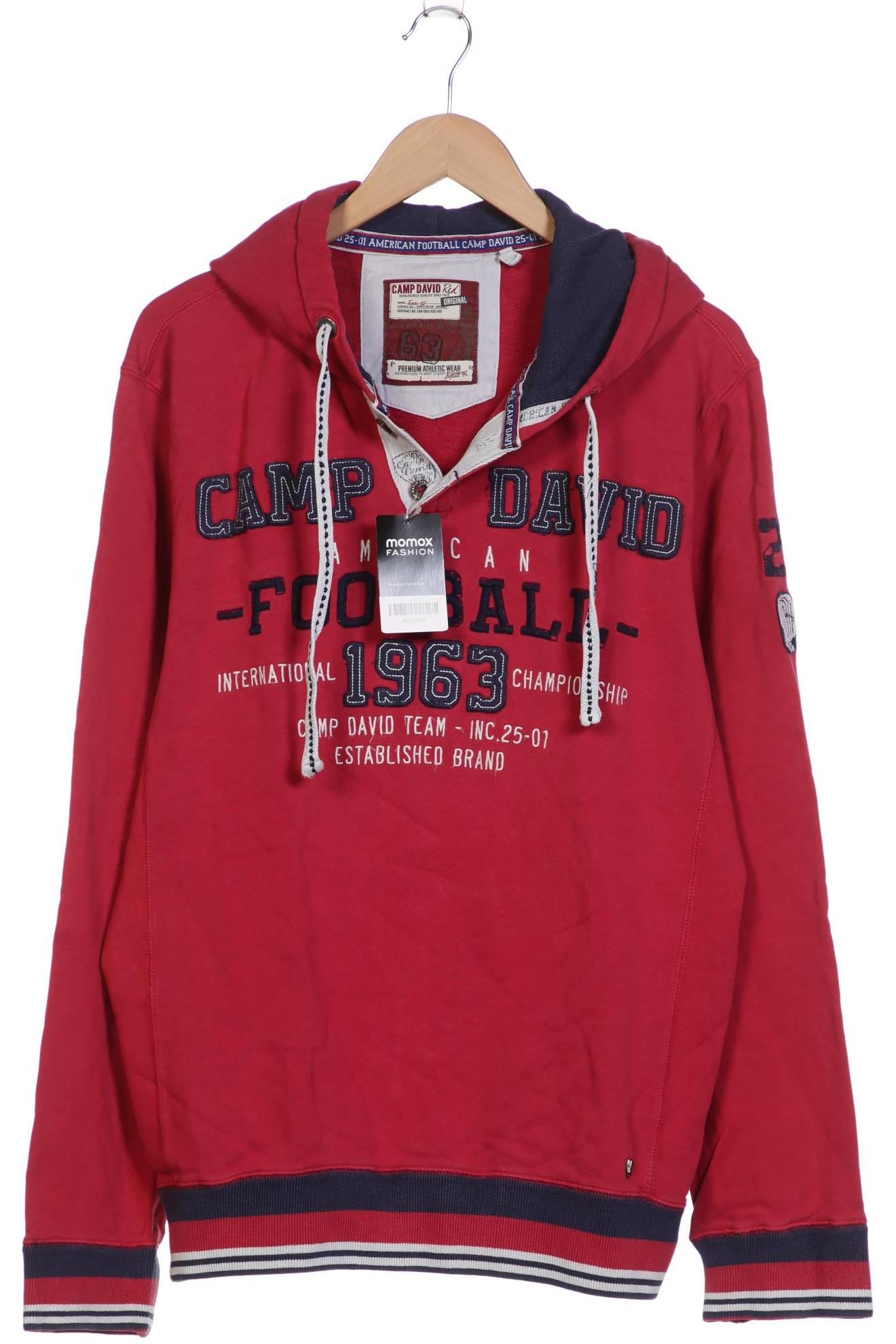 

Camp David Herren Kapuzenpullover, pink, Gr. 52