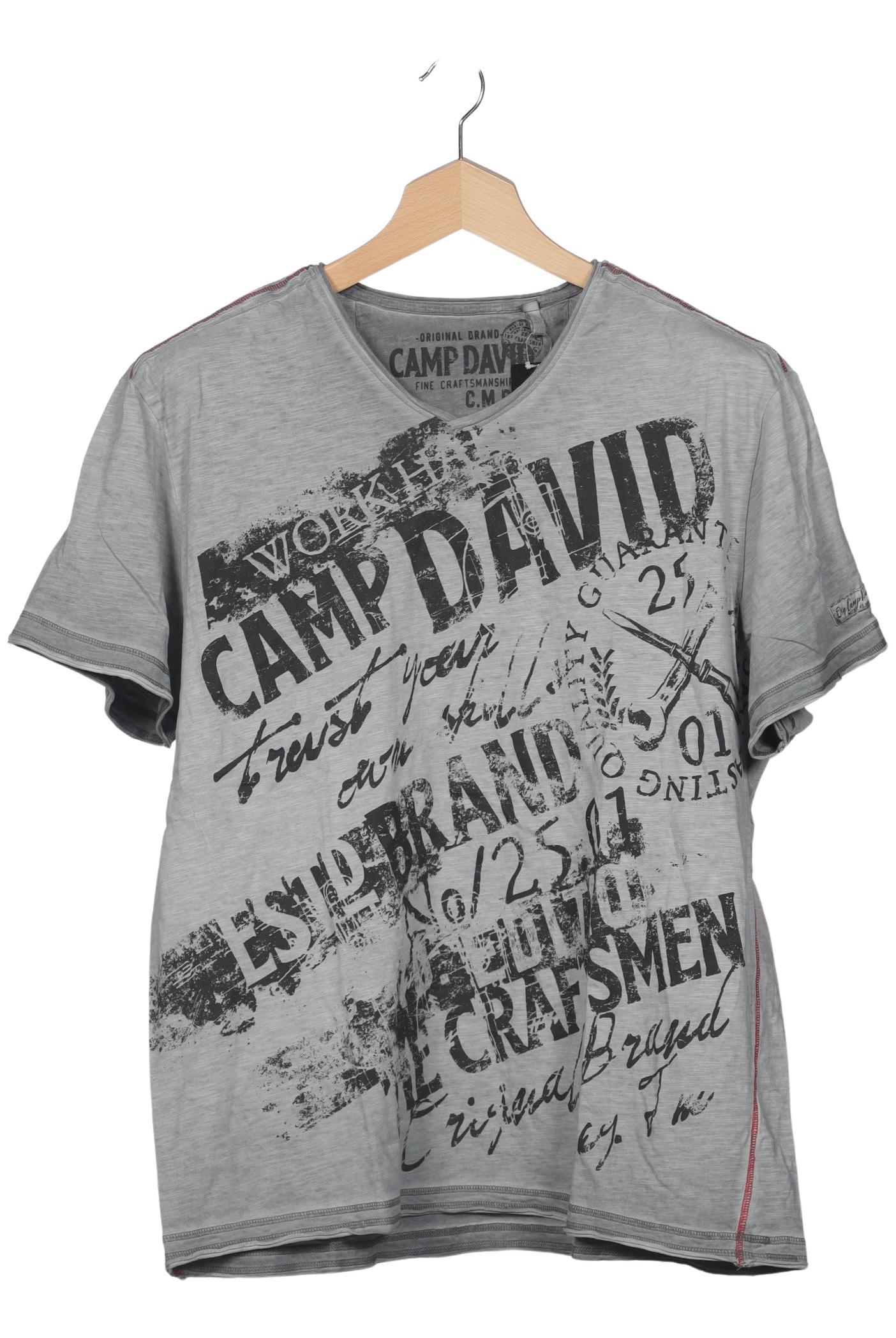 

Camp David Herren T-Shirt, grau, Gr. 60