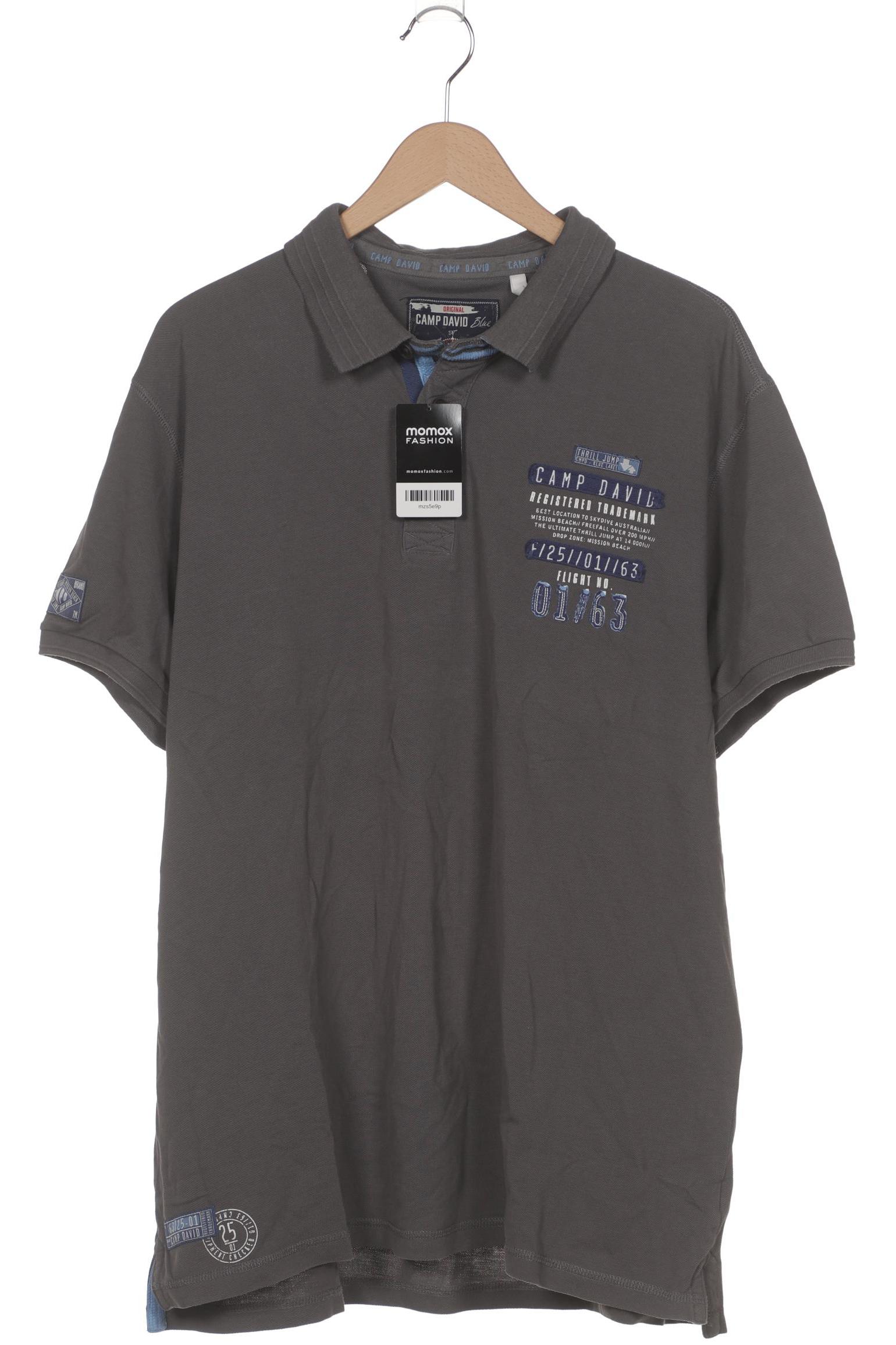 

Camp David Herren Poloshirt, grau, Gr. 58
