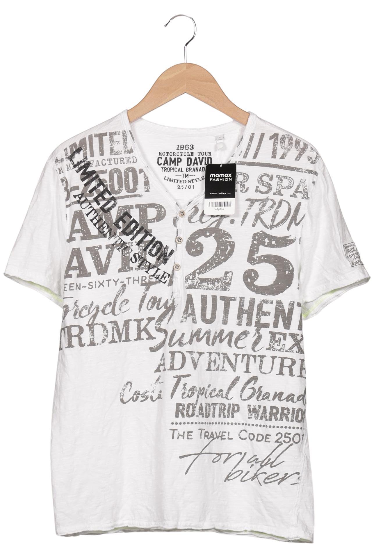 

Camp David Herren T-Shirt, weiß, Gr. 52