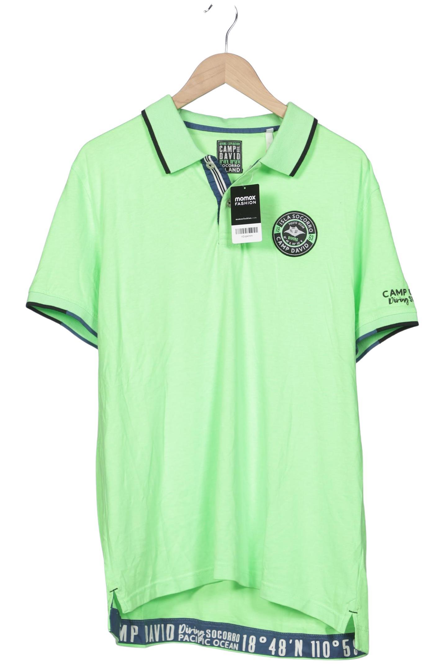 Thumbnail - Camp David Herren Poloshirt, hellgrün, Gr. 56