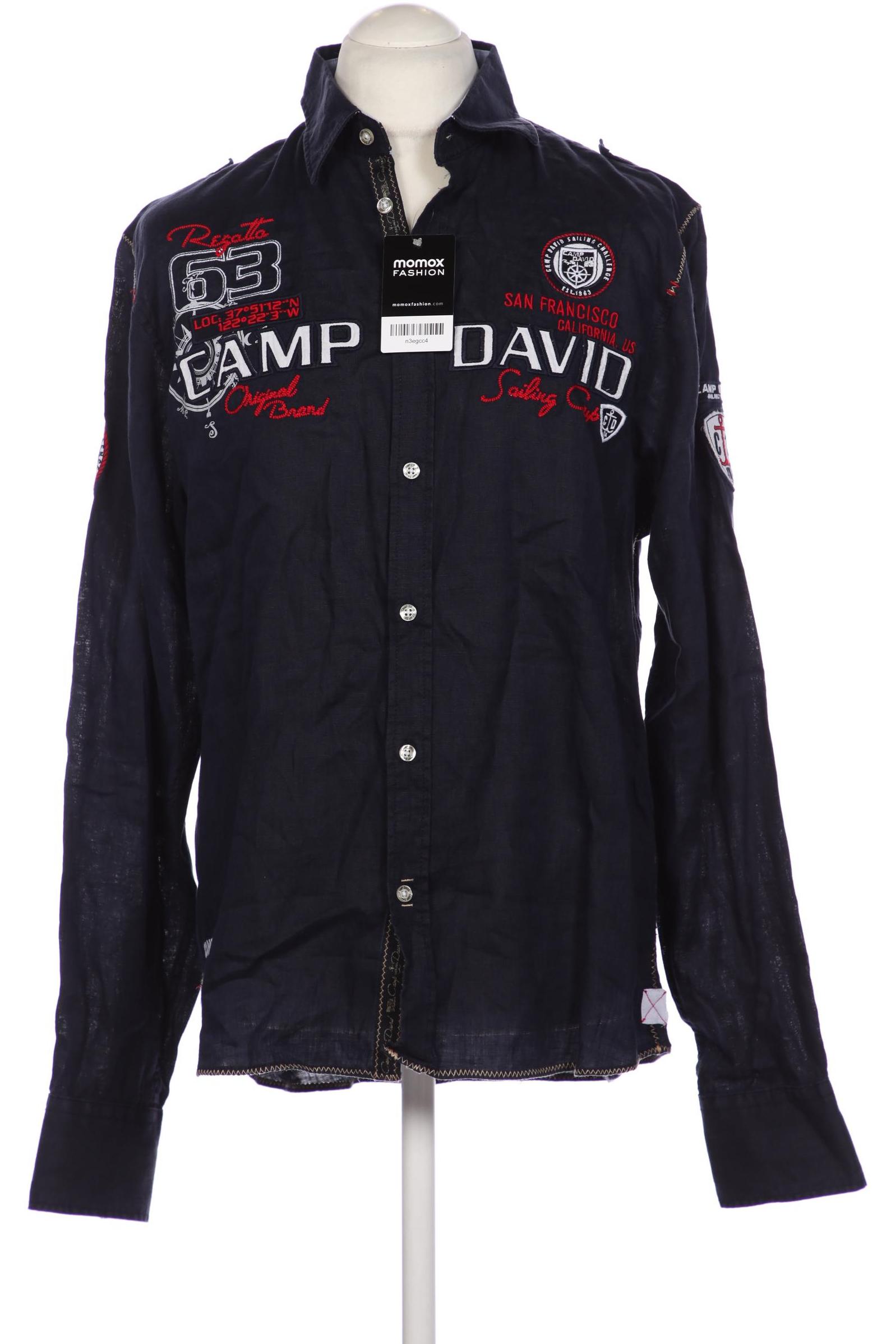 

Camp David Herren Hemd, marineblau, Gr. 52