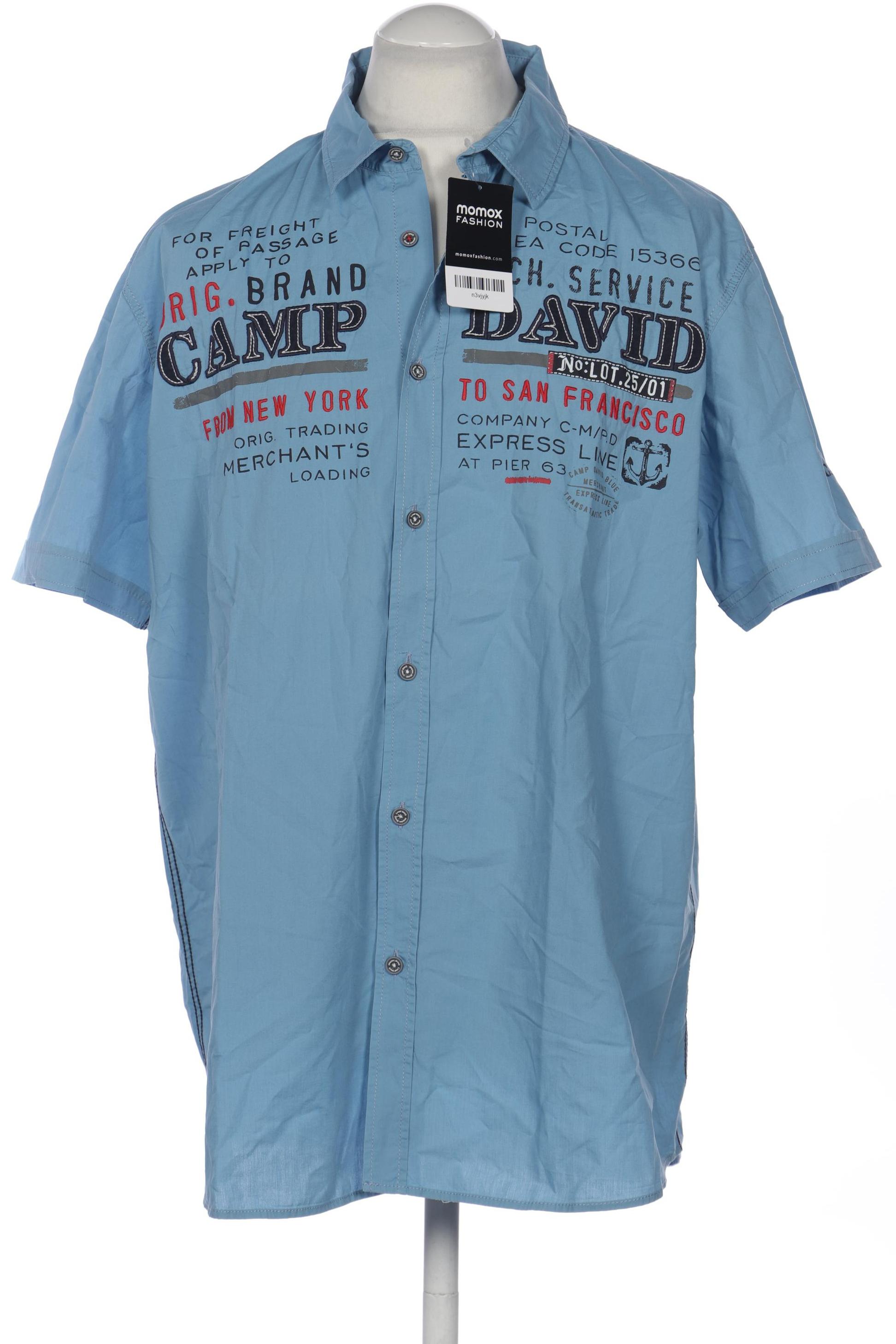 

Camp David Herren Hemd, blau