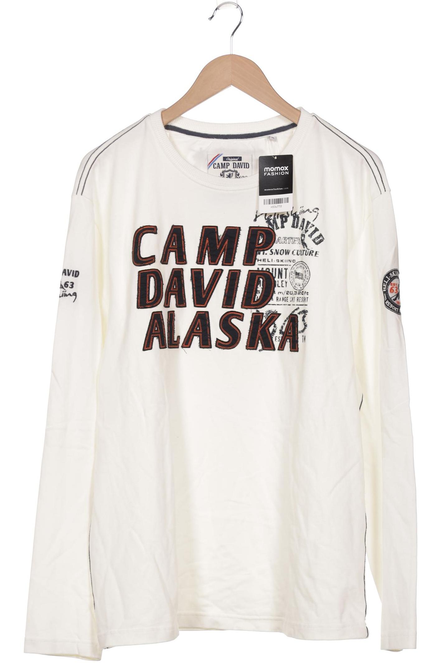 

Camp David Herren Sweatshirt, cremeweiß, Gr. 54