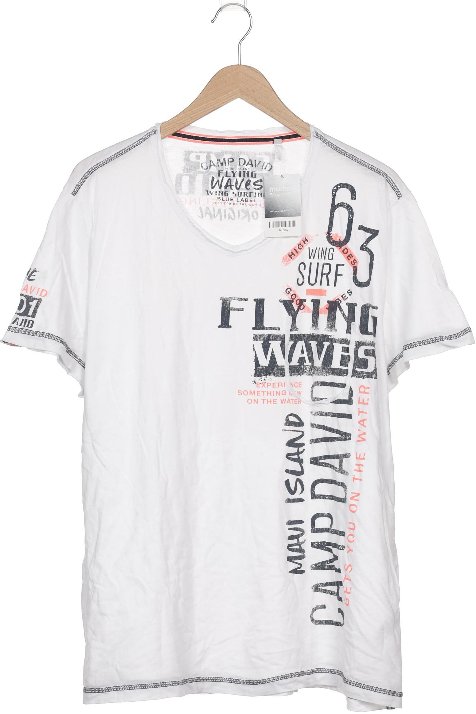 

Camp David Herren T-Shirt, weiß, Gr. 56