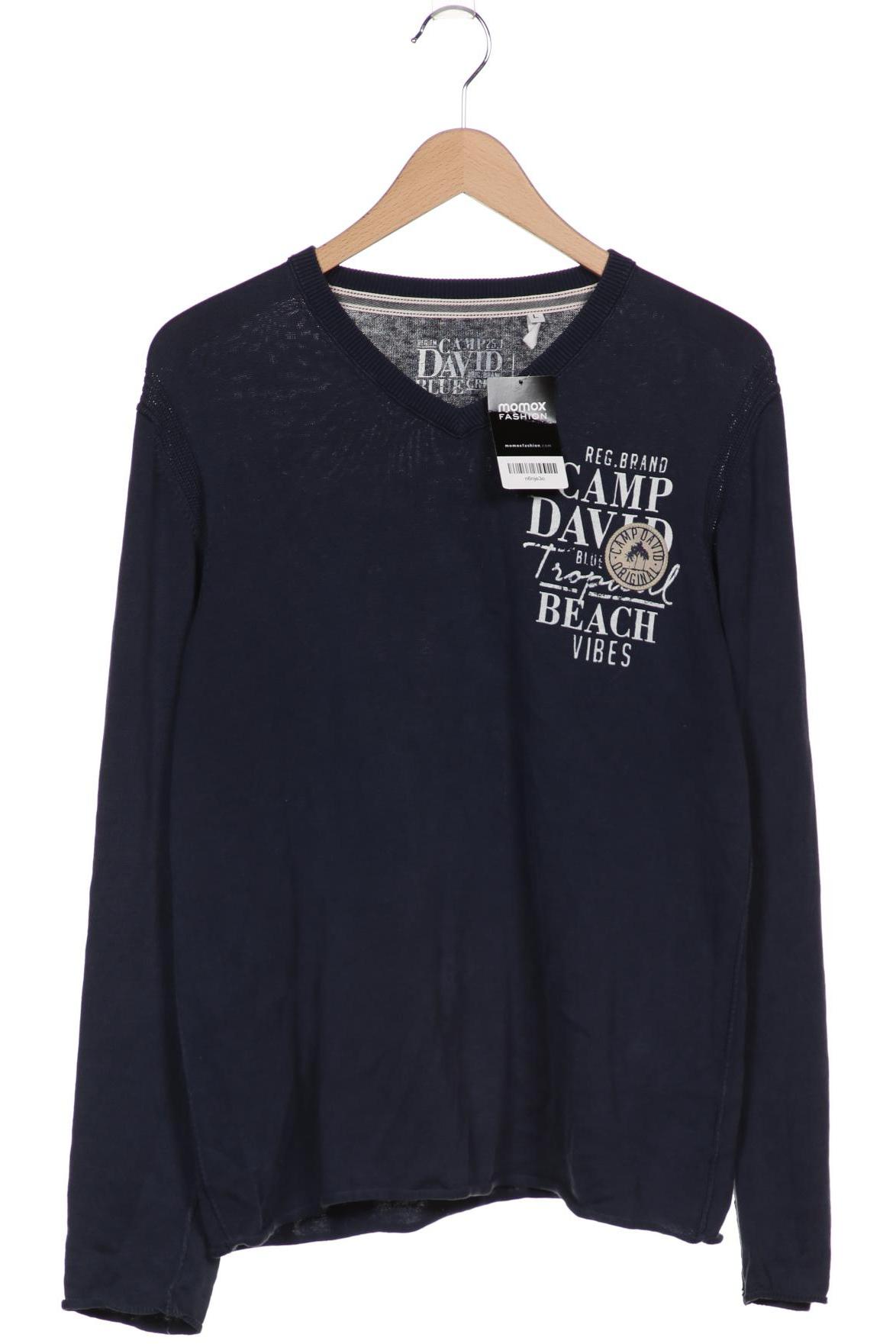 

Camp David Herren Pullover, marineblau