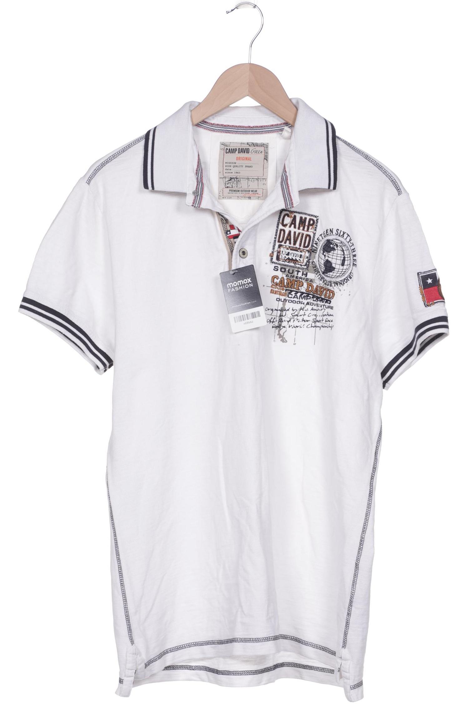 

Camp David Herren Poloshirt, weiß