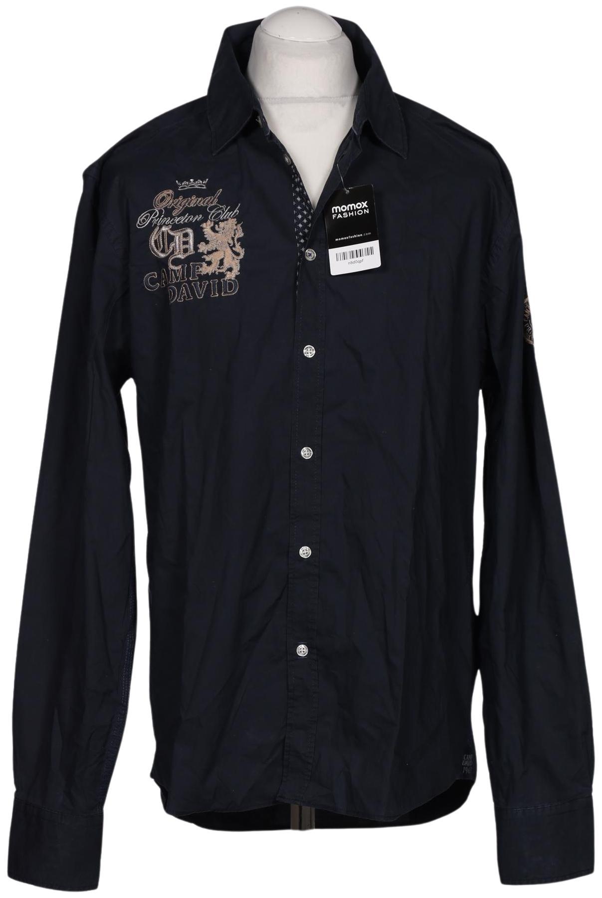

Camp David Herren Hemd, marineblau, Gr. 54