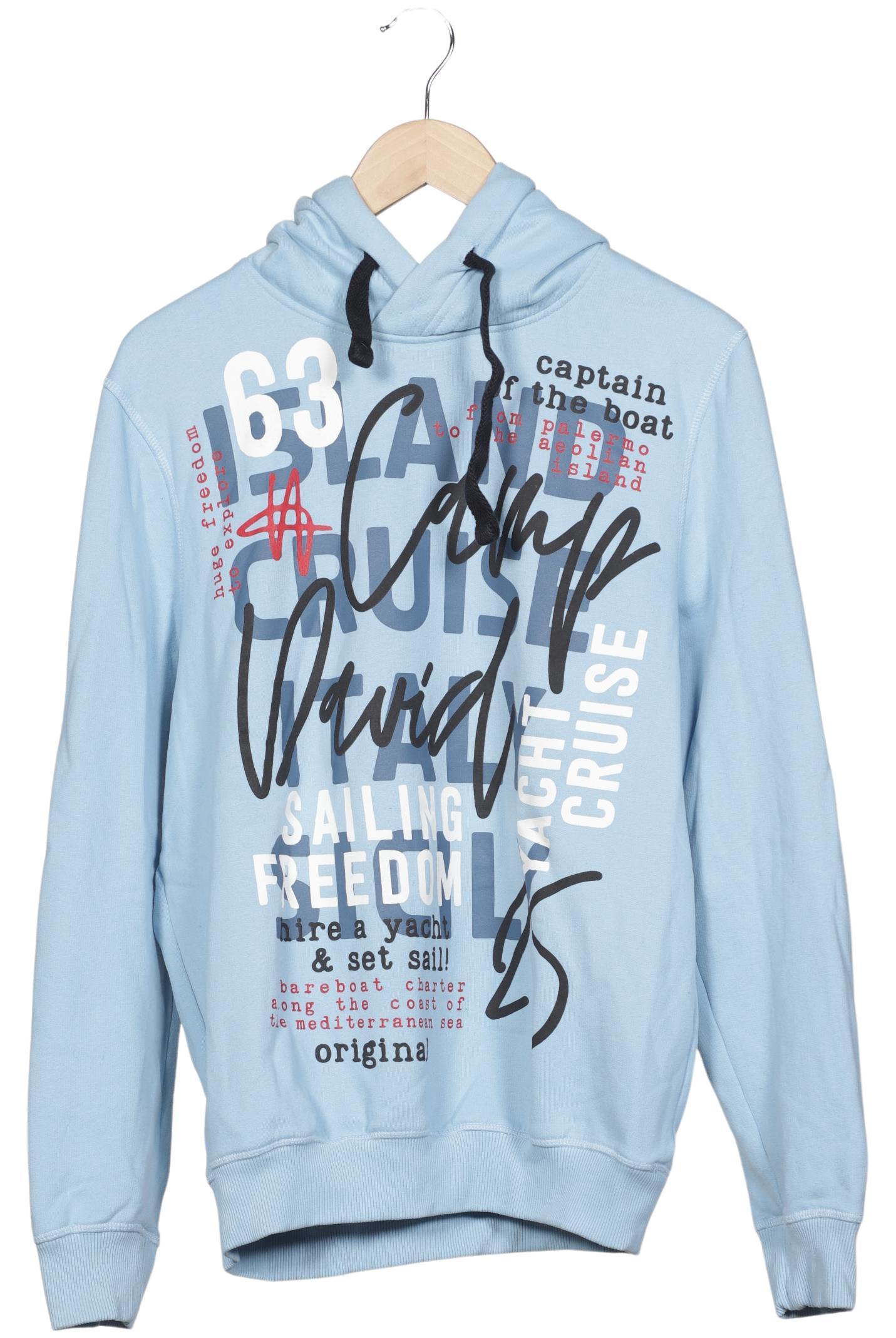 

Camp David Herren Kapuzenpullover, hellblau, Gr. 52