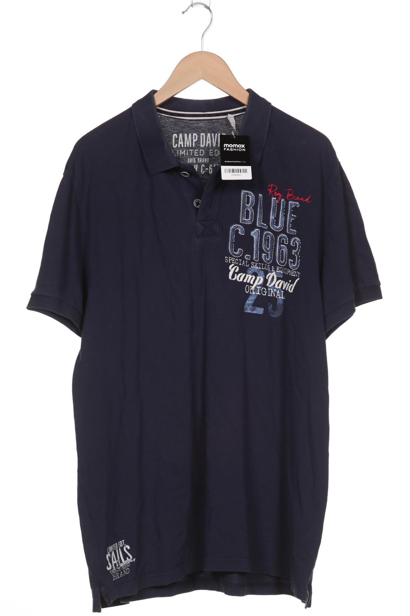 

Camp David Herren Poloshirt, blau