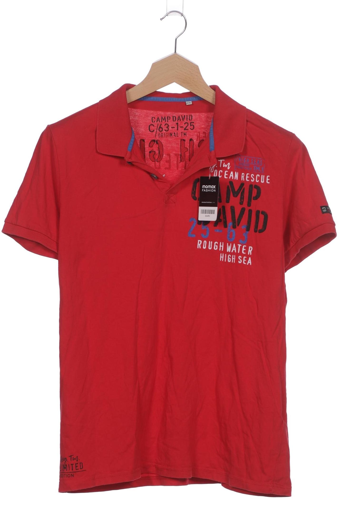 

Camp David Herren Poloshirt, rot, Gr. 56