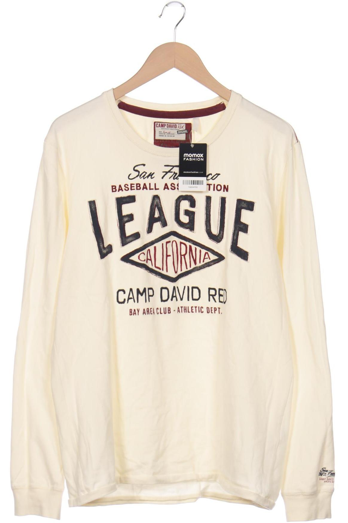 

Camp David Herren Sweatshirt, cremeweiß