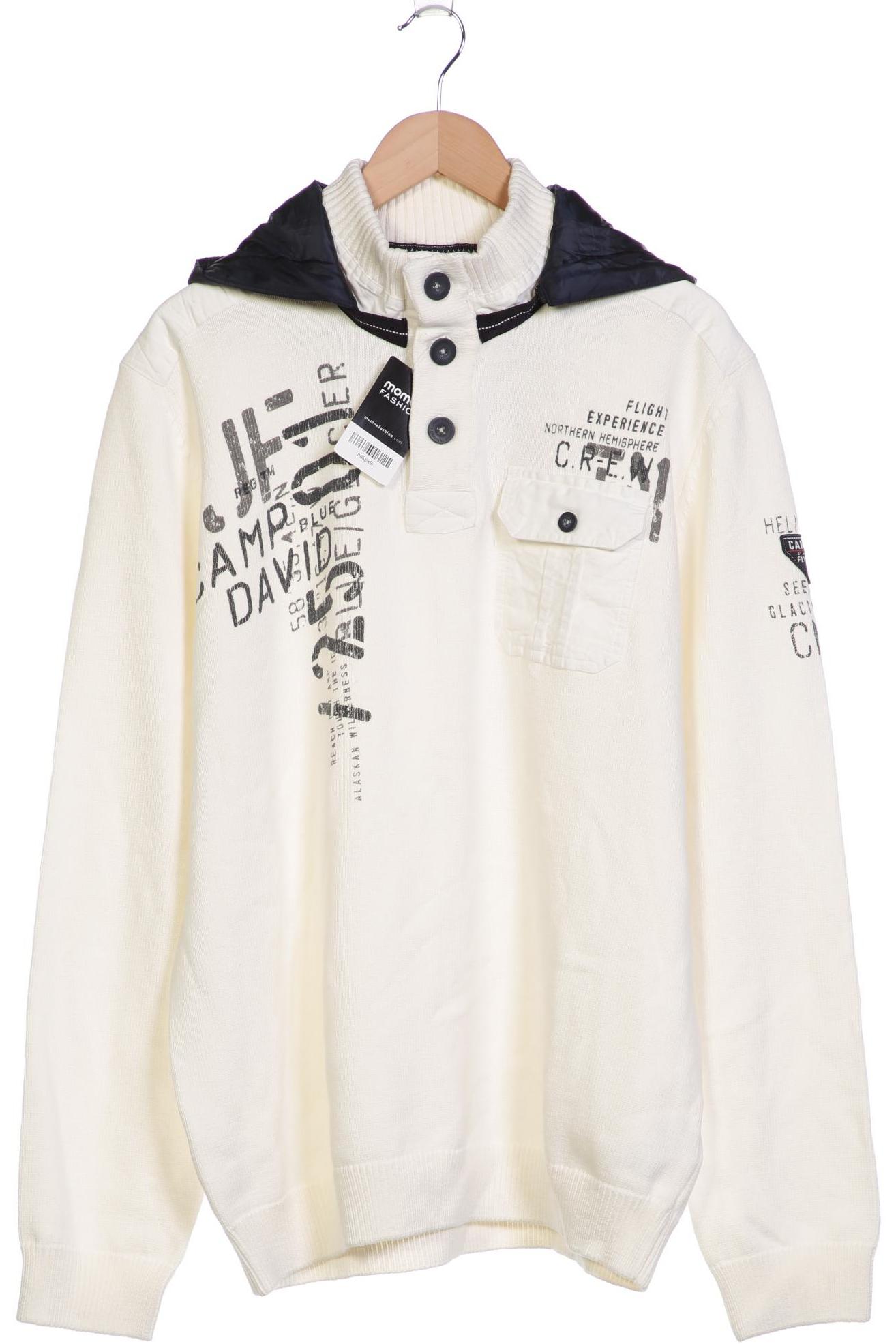 

Camp David Herren Pullover, weiß, Gr. 58