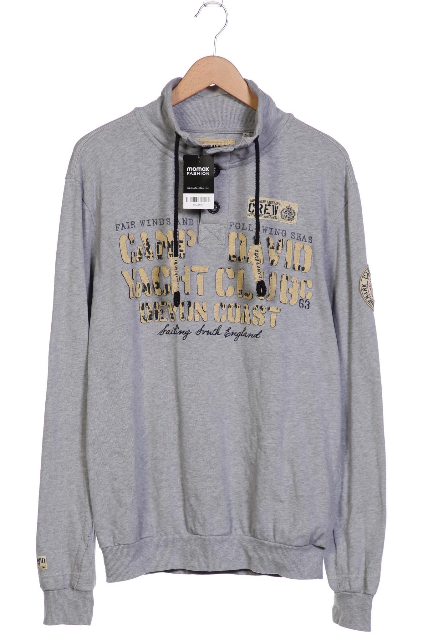 

Camp David Herren Sweatshirt, grau
