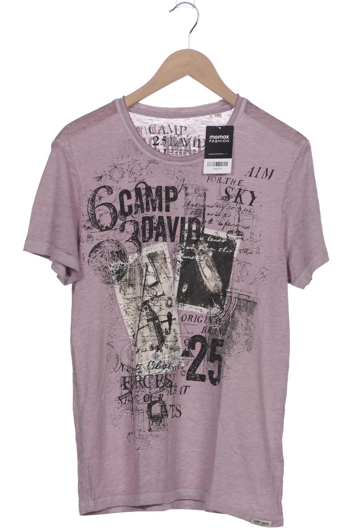 

Camp David Herren T-Shirt, flieder, Gr. 46