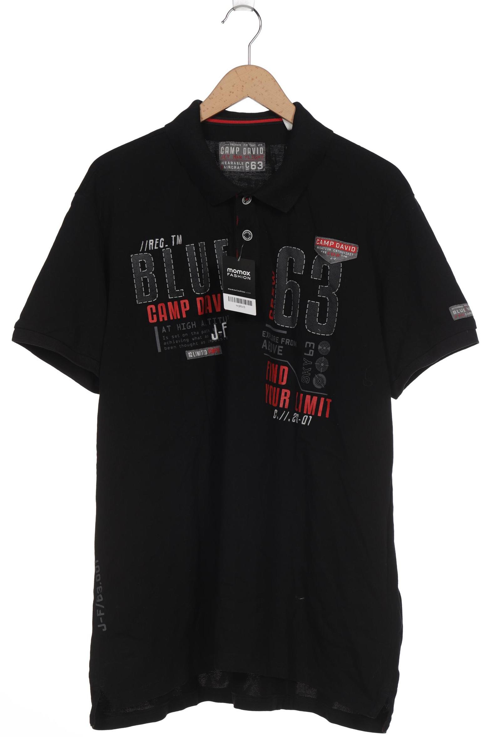 

Camp David Herren Poloshirt, schwarz, Gr. 58