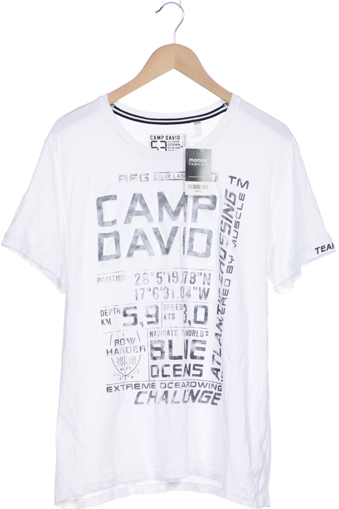 

Camp David Herren T-Shirt, weiß, Gr. 56