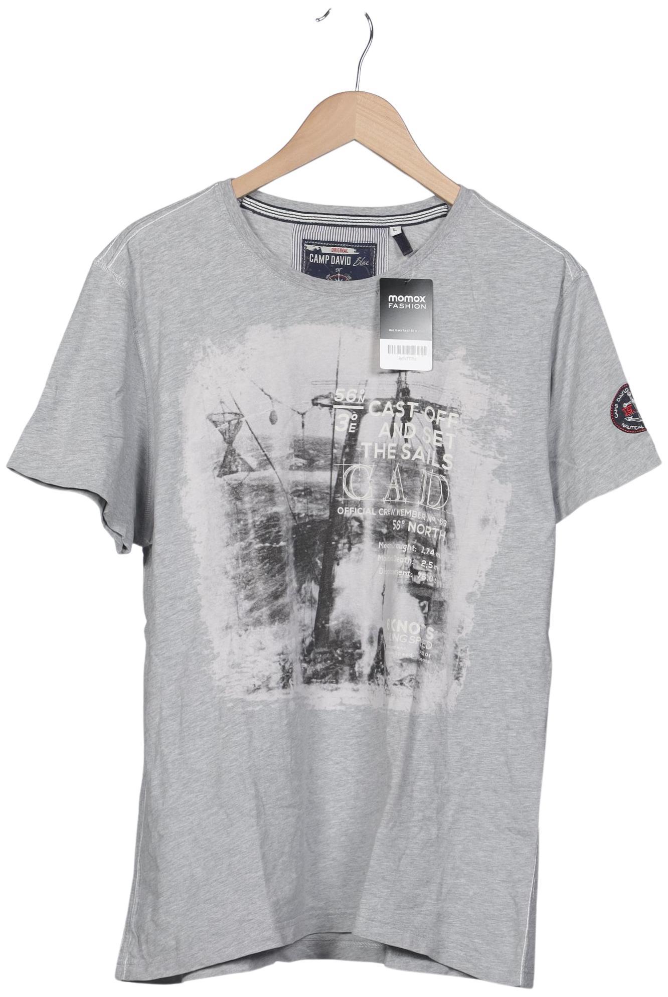 

Camp David Herren T-Shirt, grau, Gr. 52