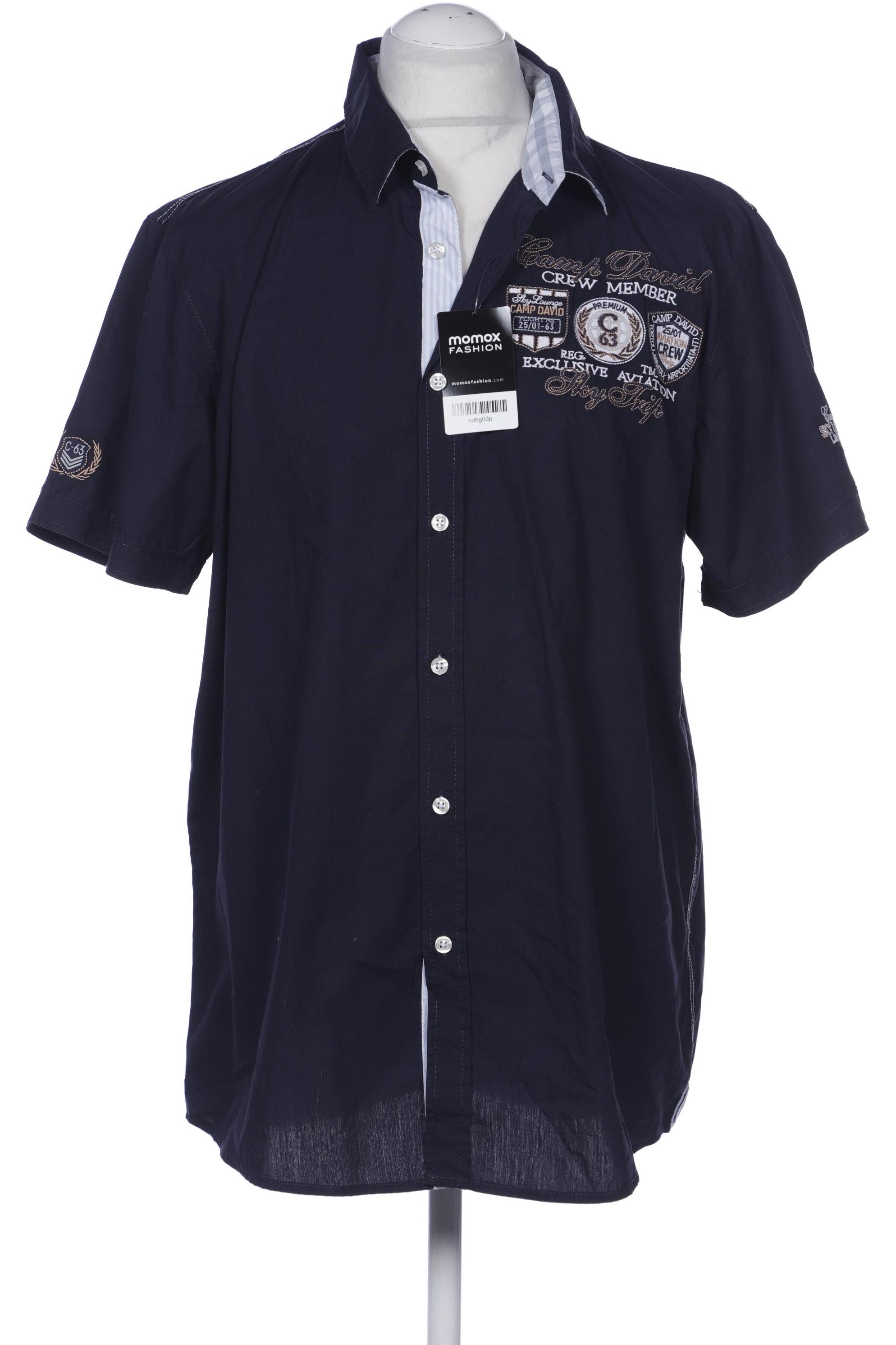

Camp David Herren Hemd, marineblau, Gr. 54