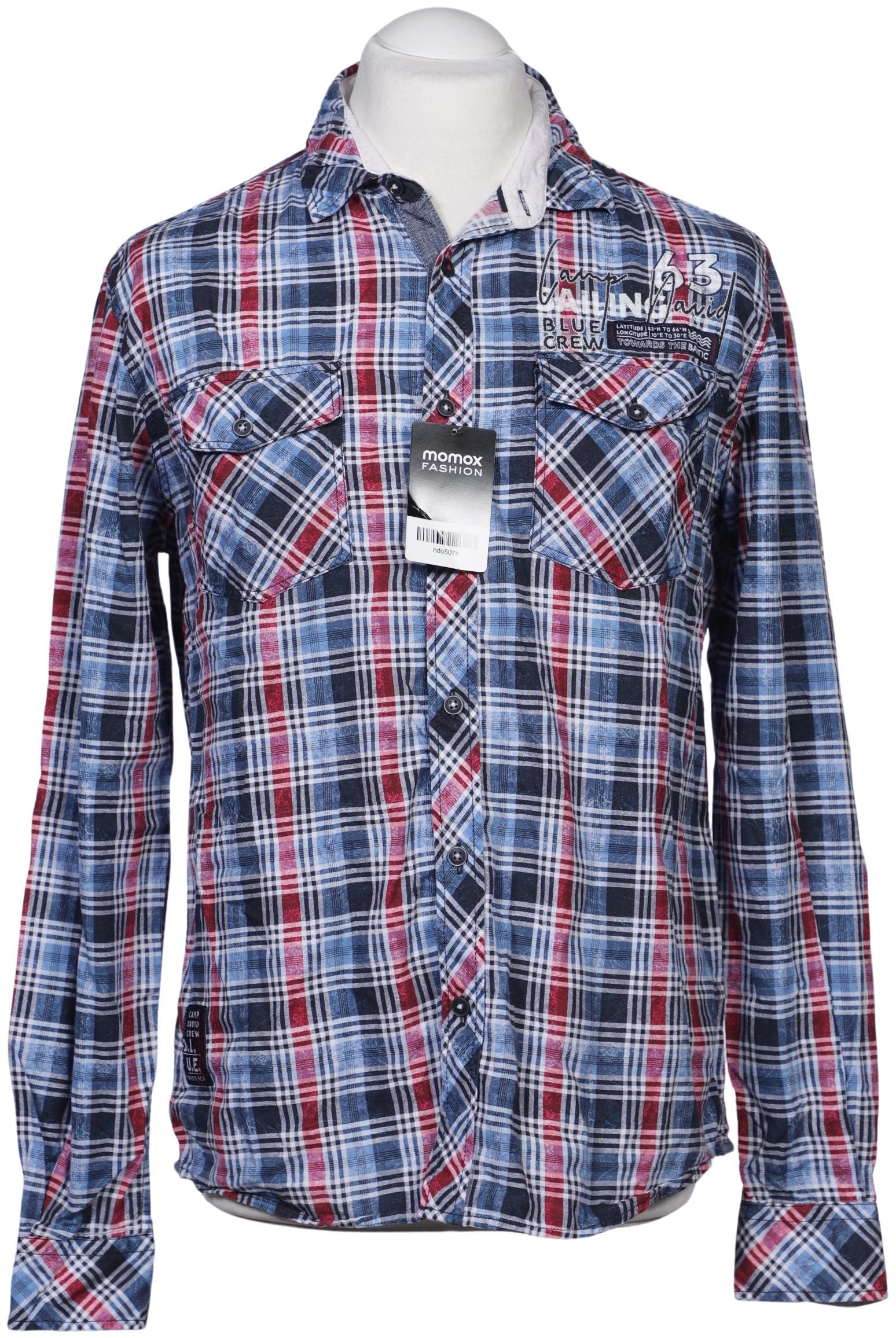 

Camp David Herren Hemd, blau, Gr. 48