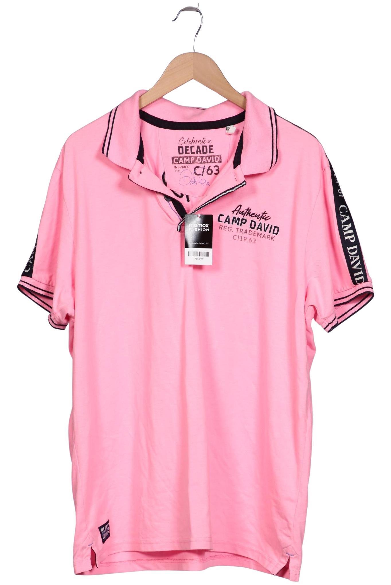 Thumbnail - Camp David Herren Poloshirt, pink, Gr. 58
