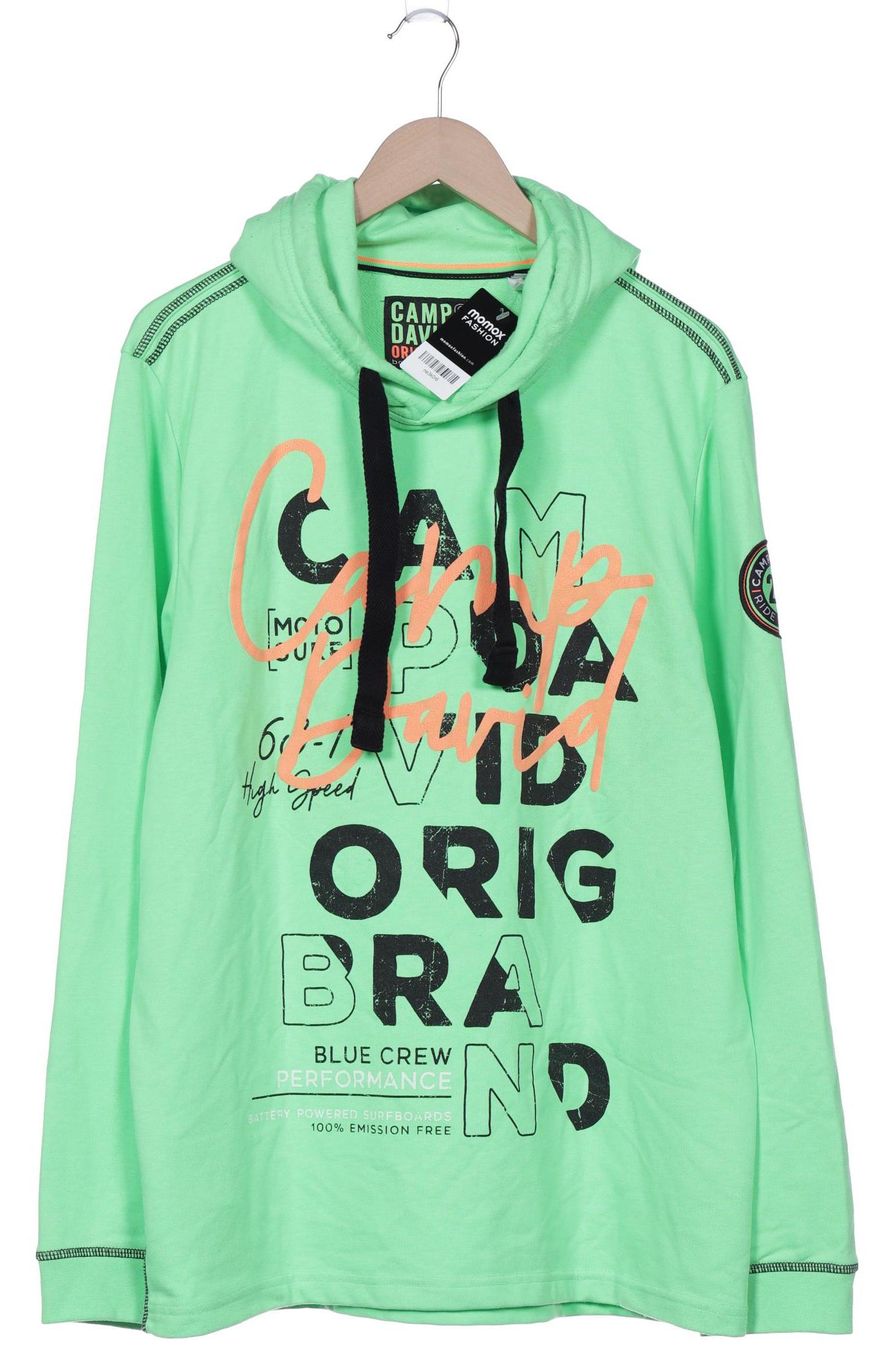 

Camp David Herren Kapuzenpullover, grün, Gr. 56