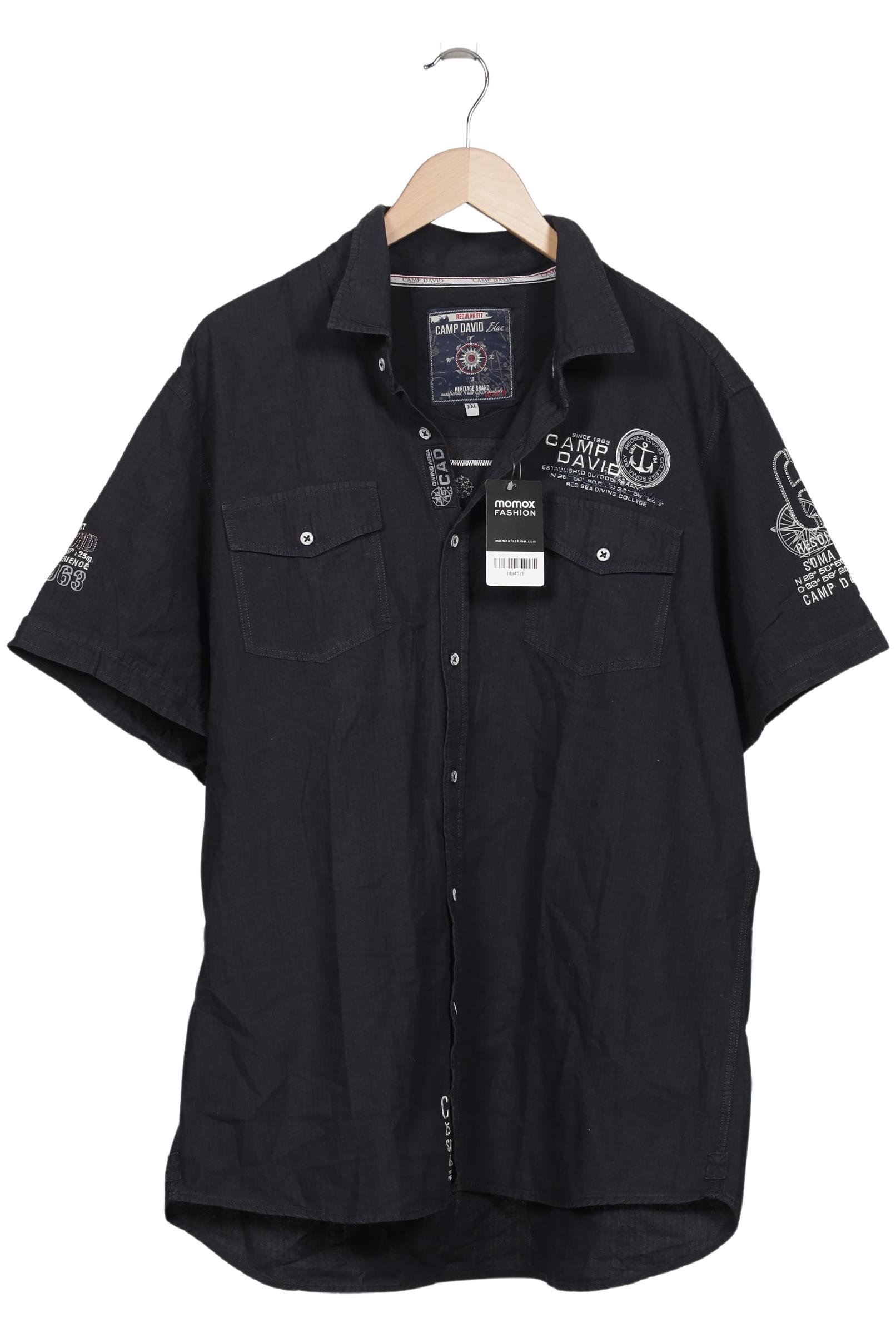 

Camp David Herren Hemd, schwarz, Gr. 56