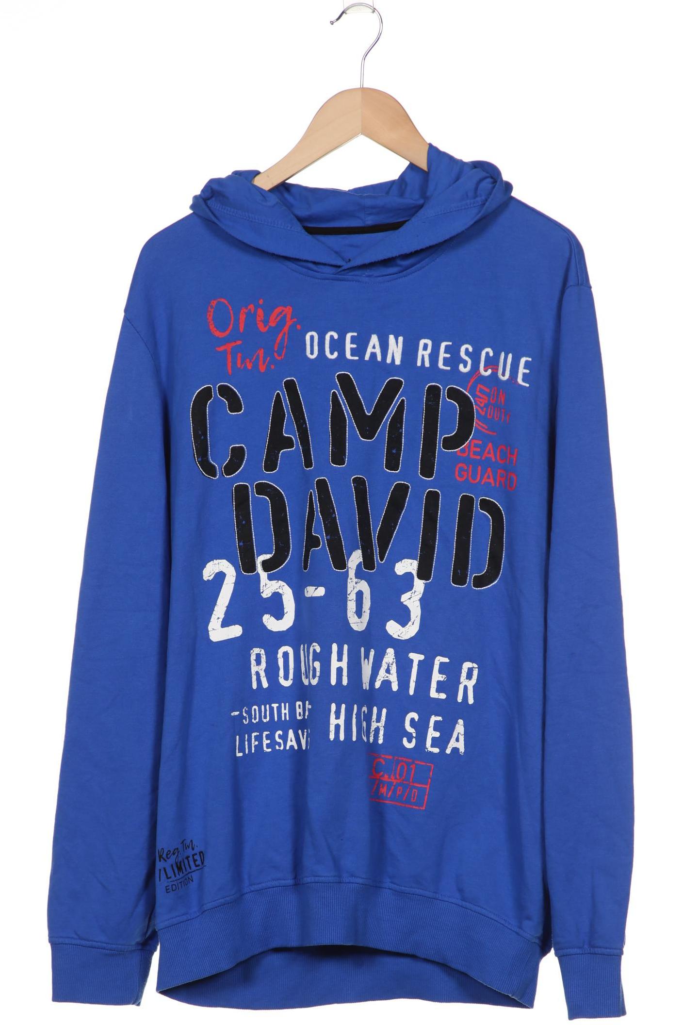 

Camp David Herren Kapuzenpullover, blau