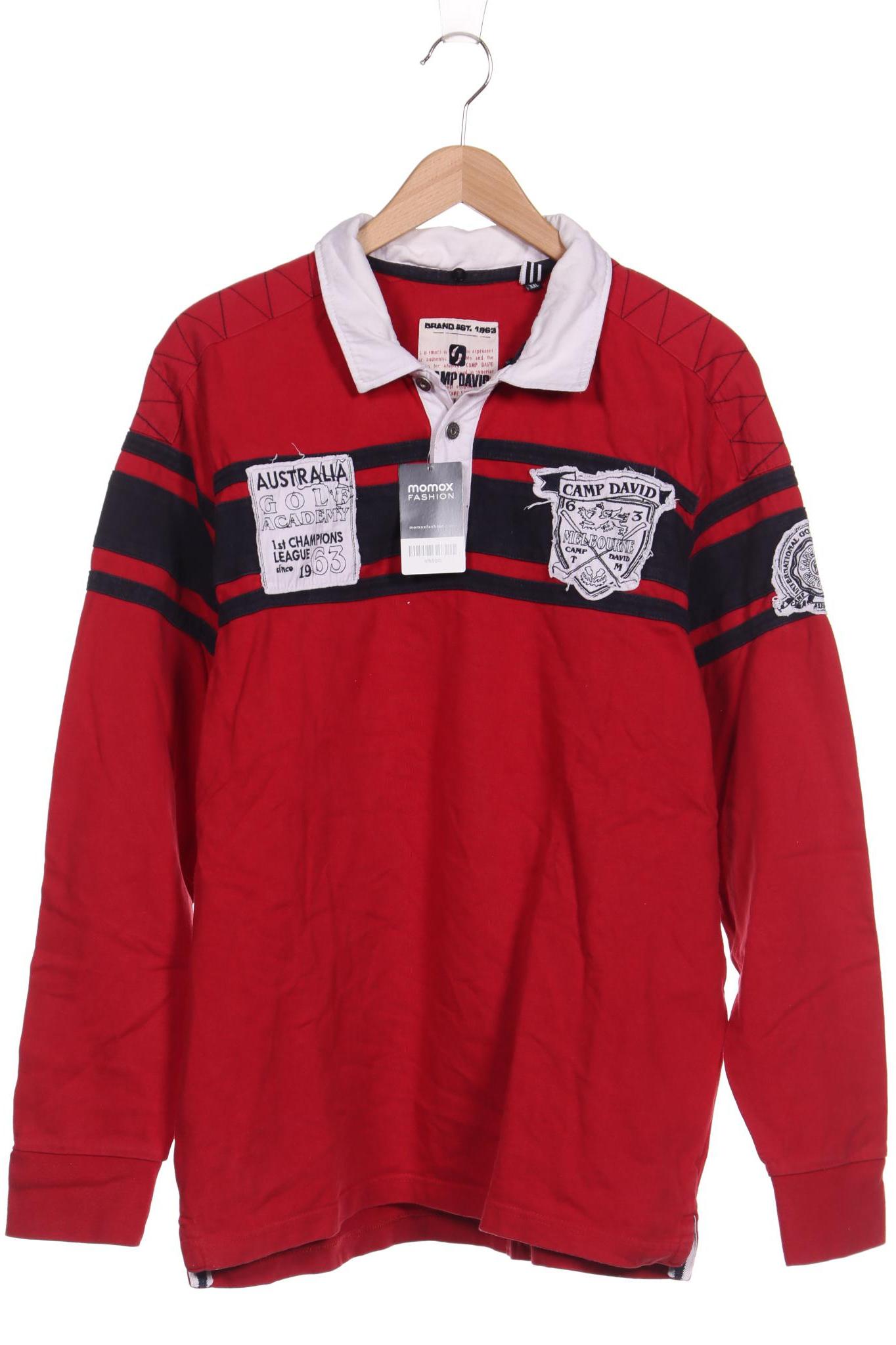 

Camp David Herren Sweatshirt, rot