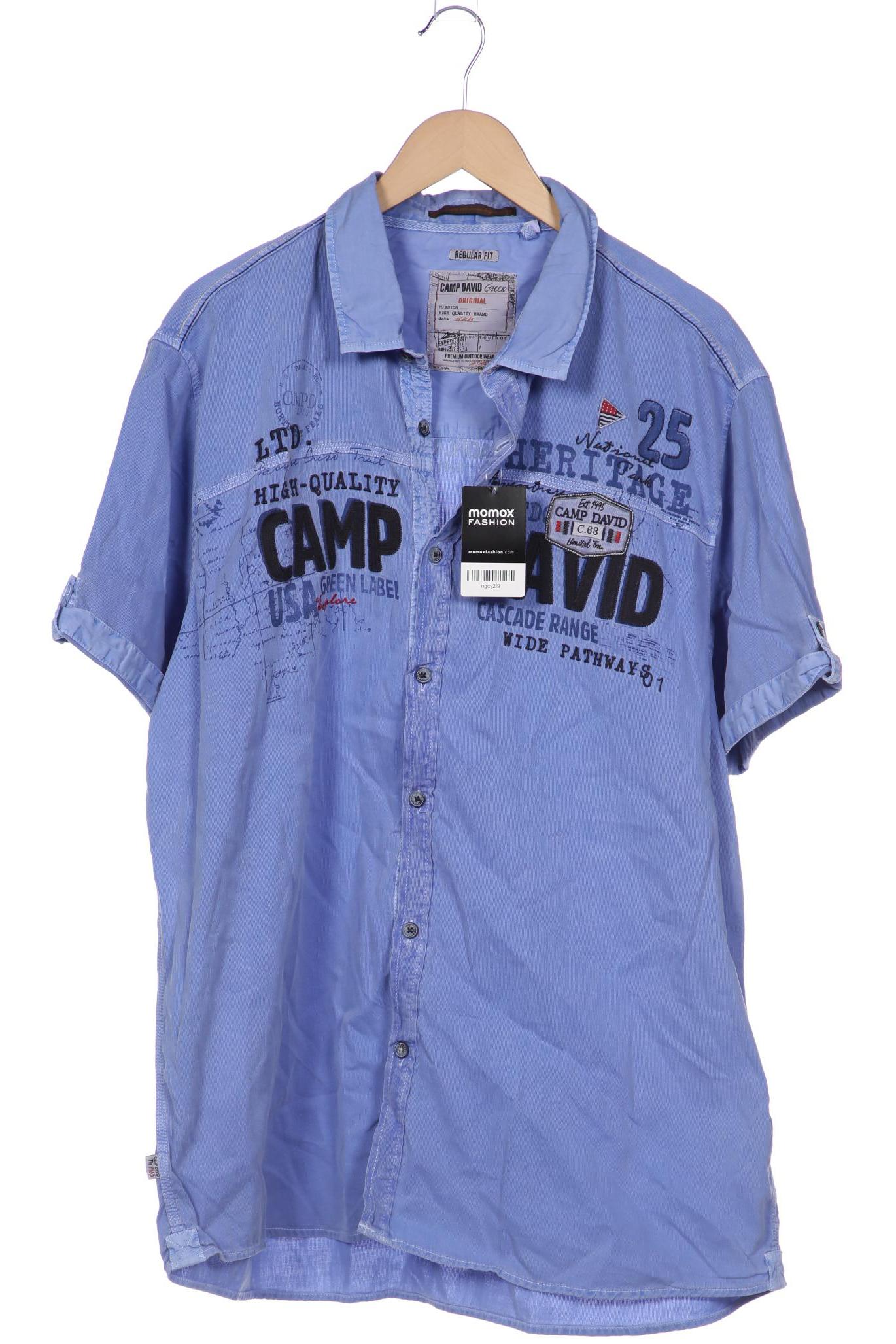 

Camp David Herren Hemd, blau