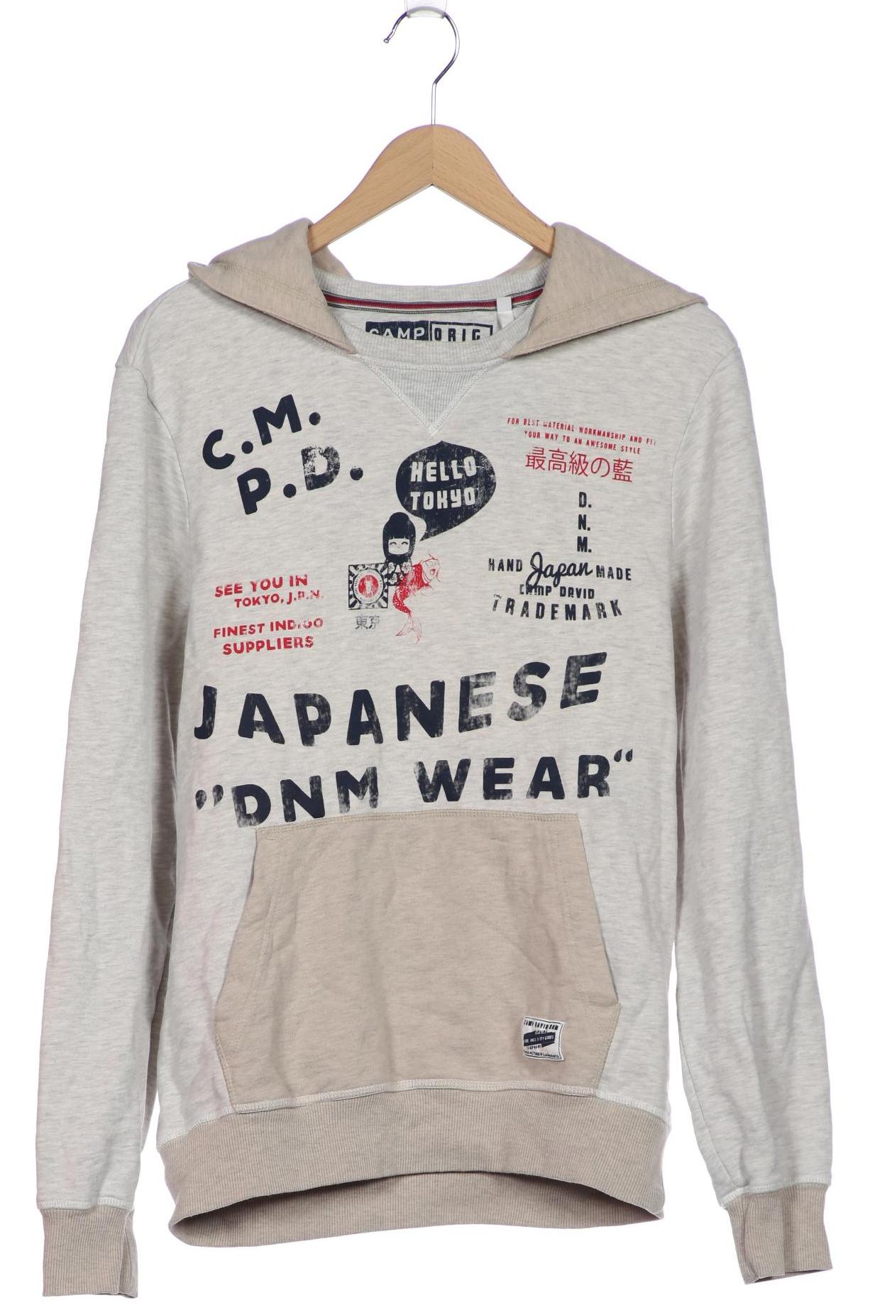 

Camp David Herren Kapuzenpullover, grau, Gr. 52