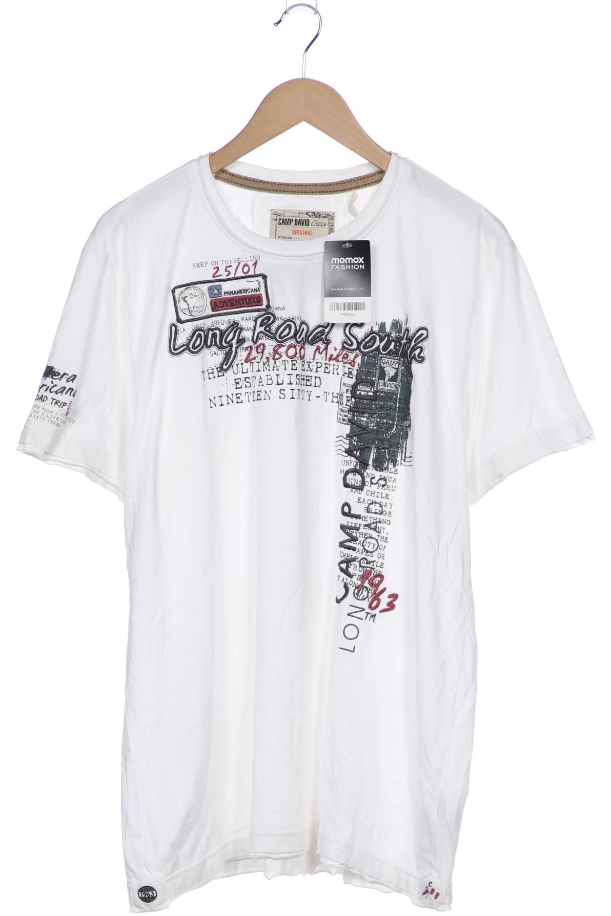 

Camp David Herren T-Shirt, weiß, Gr. 54