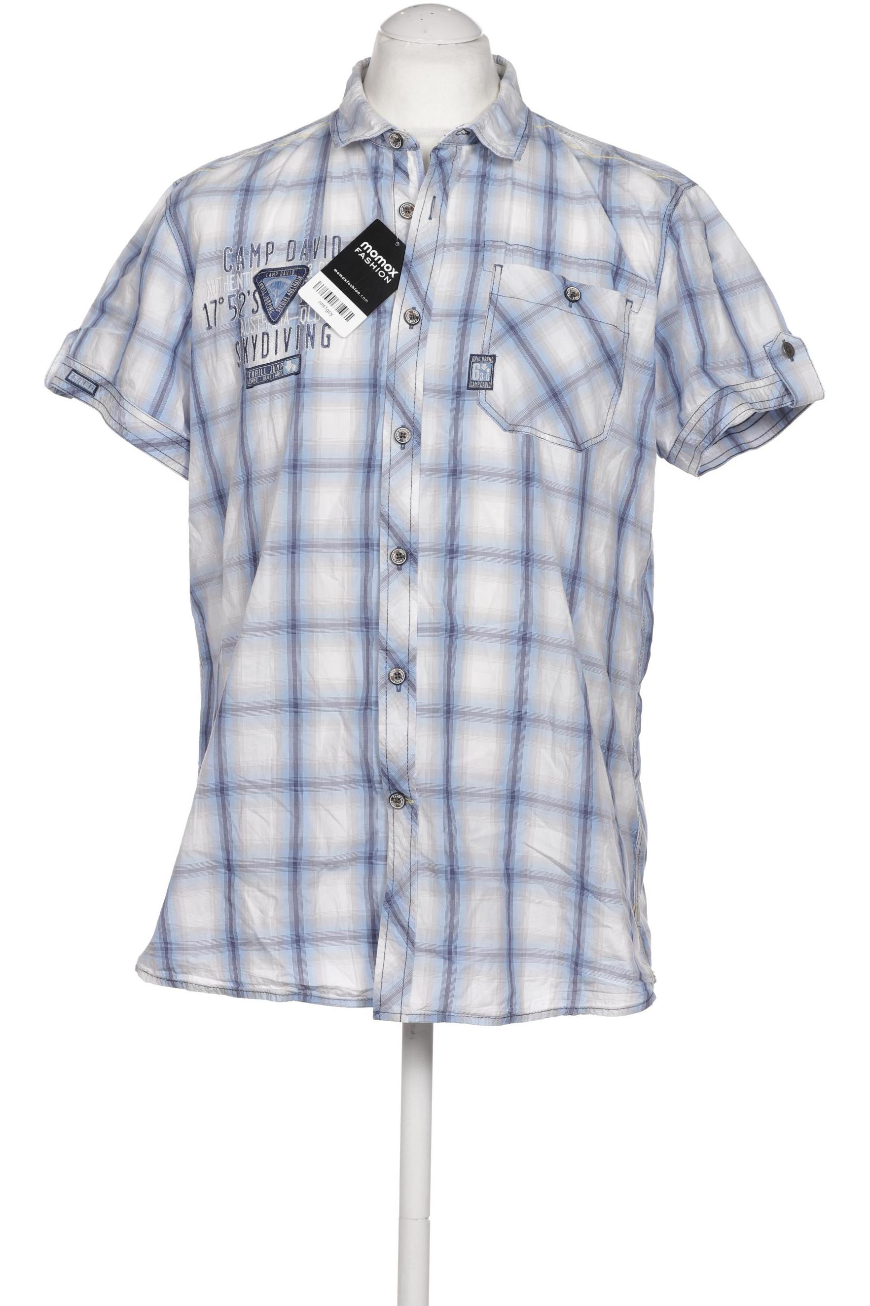 

Camp David Herren Hemd, blau