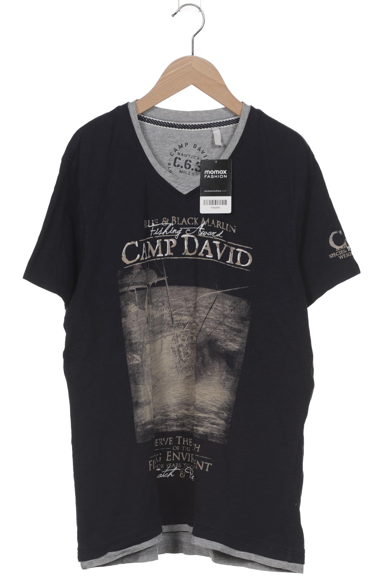 

Camp David Herren T-Shirt, marineblau, Gr. 48