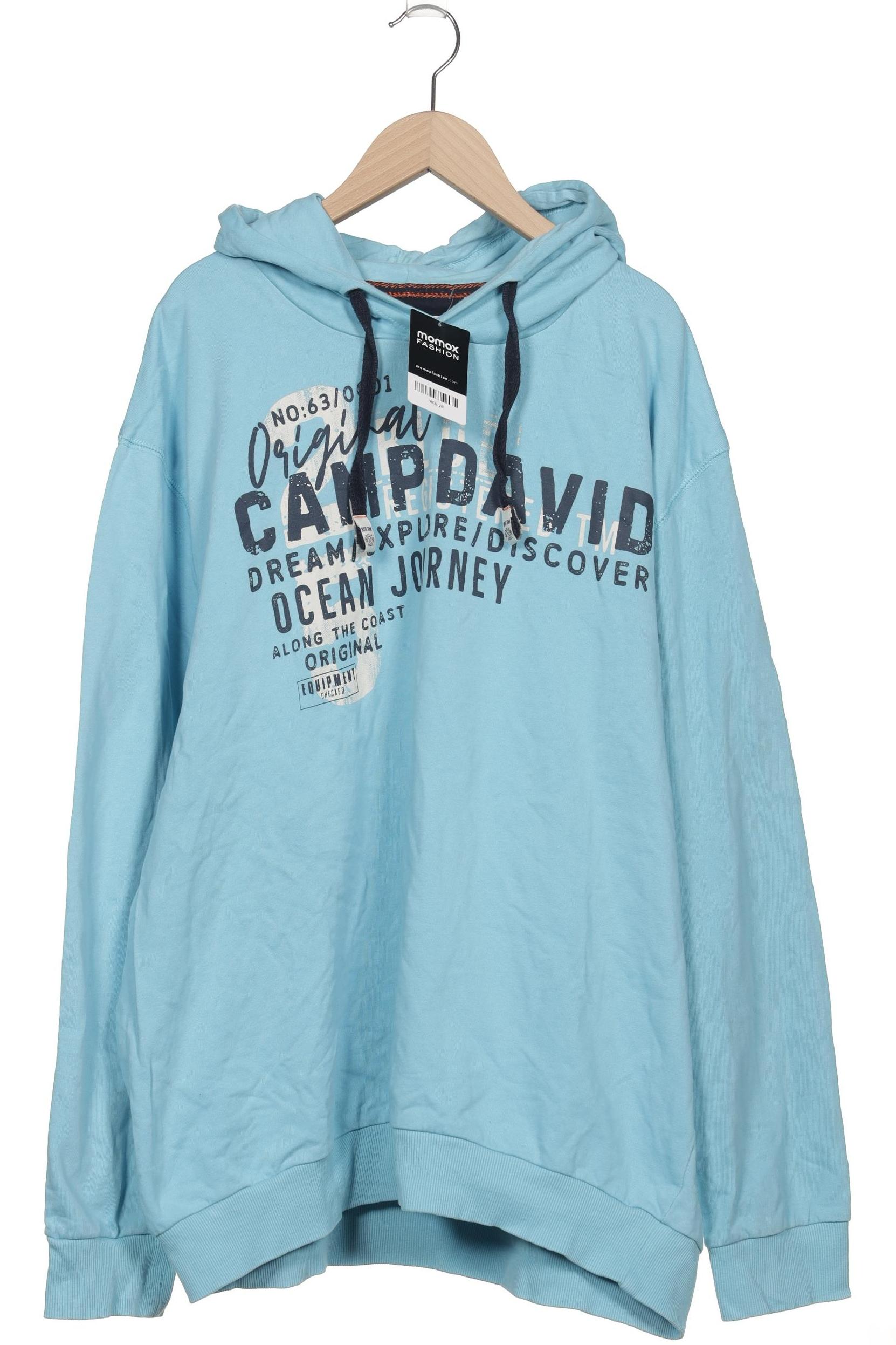 

Camp David Herren Kapuzenpullover, hellblau, Gr. 58