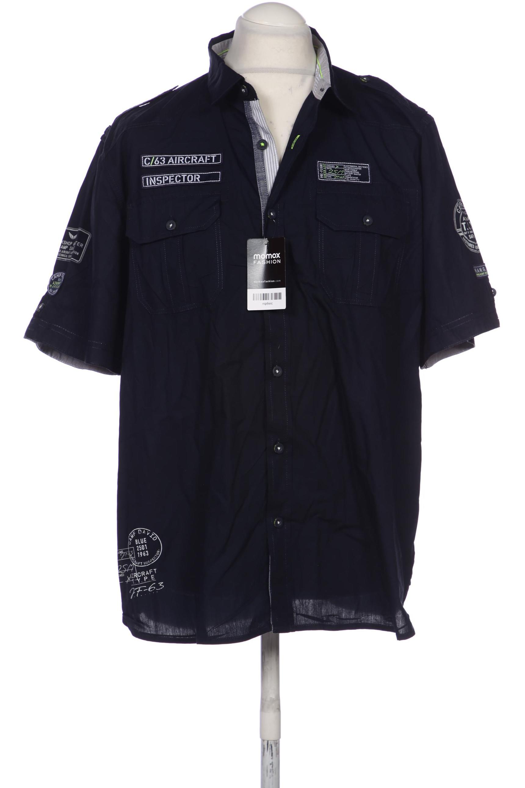 

Camp David Herren Hemd, marineblau